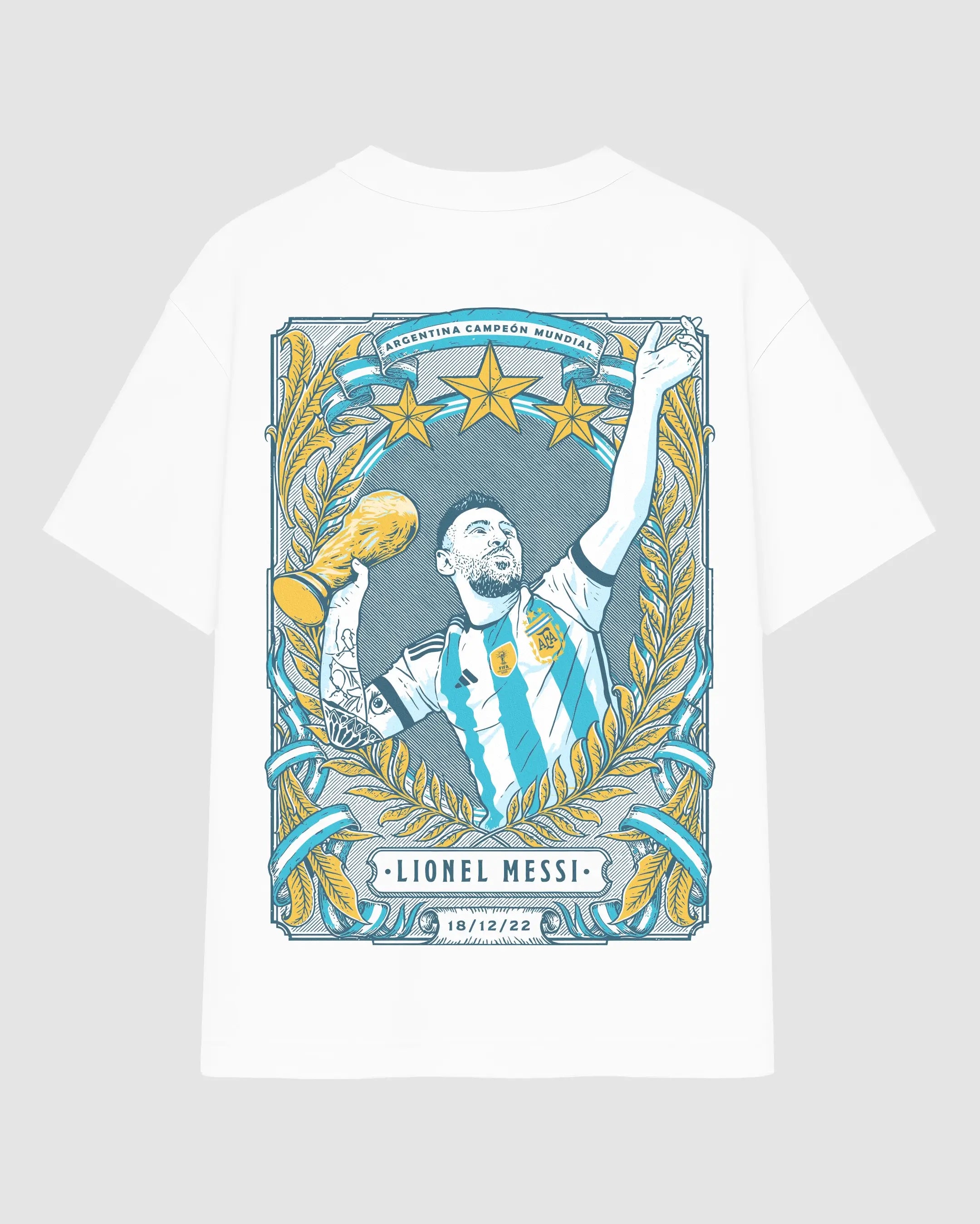 Playera Argentina – Campeones del Mundo