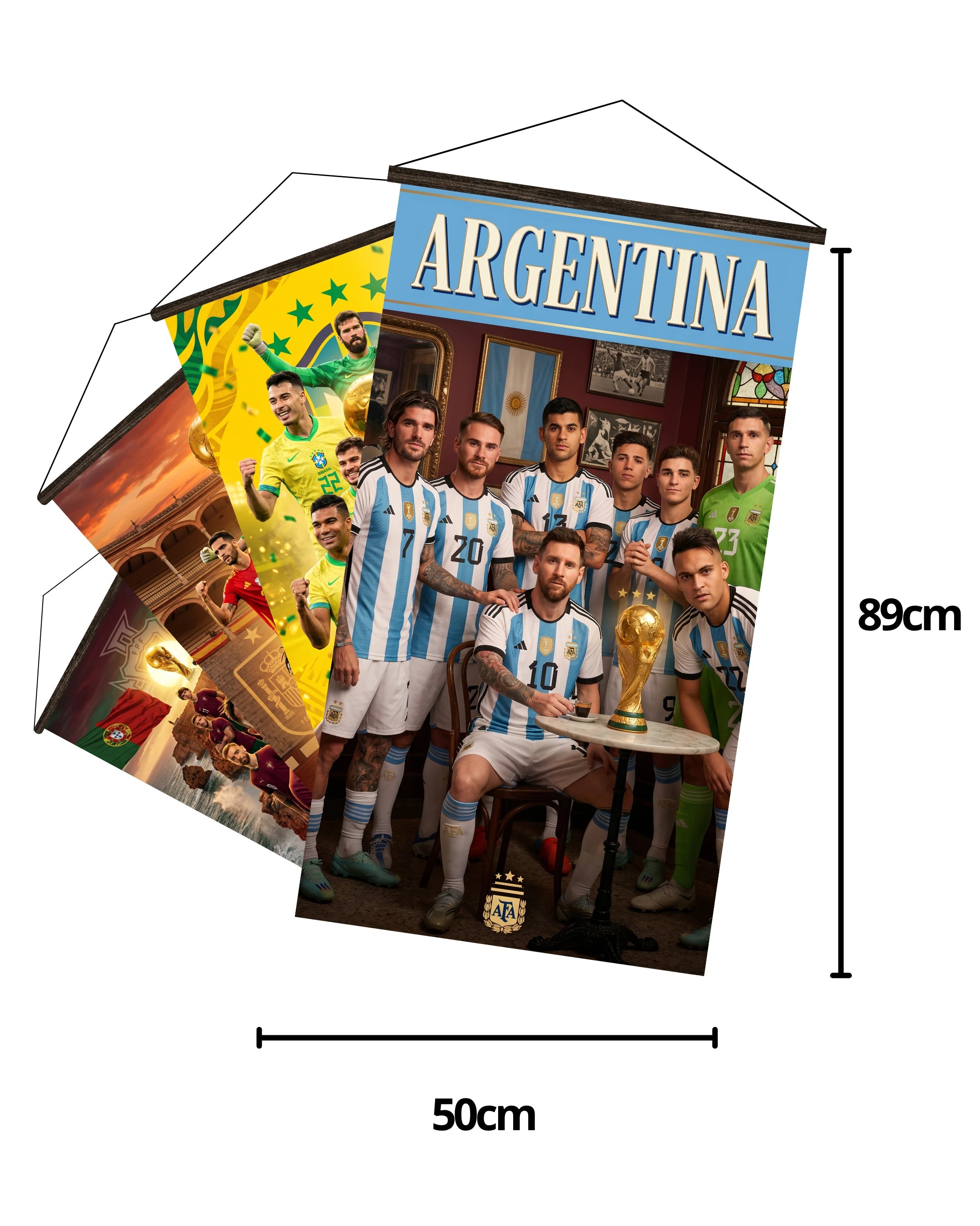 Pósters Fútbol – Colección Selecciones