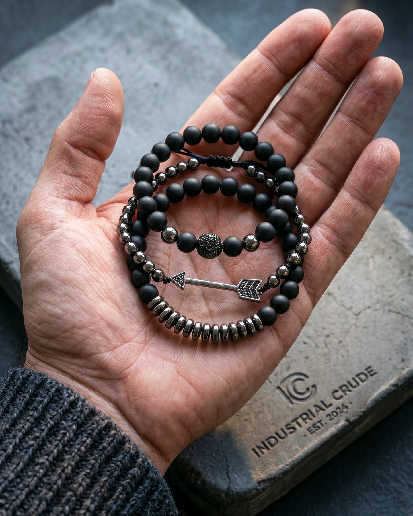Set Pulseras Hunter – Trío Flecha