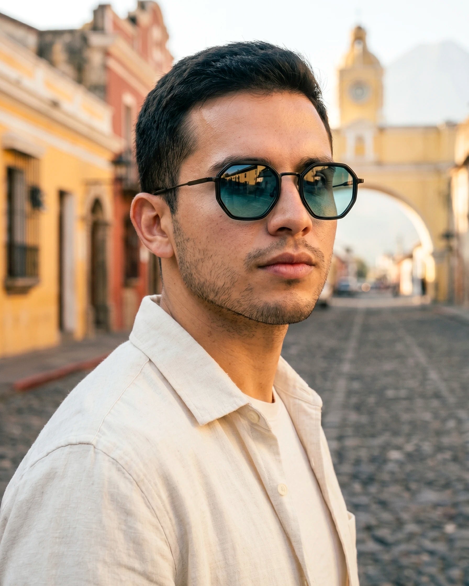 Lentes Hex – Degradado Marino
