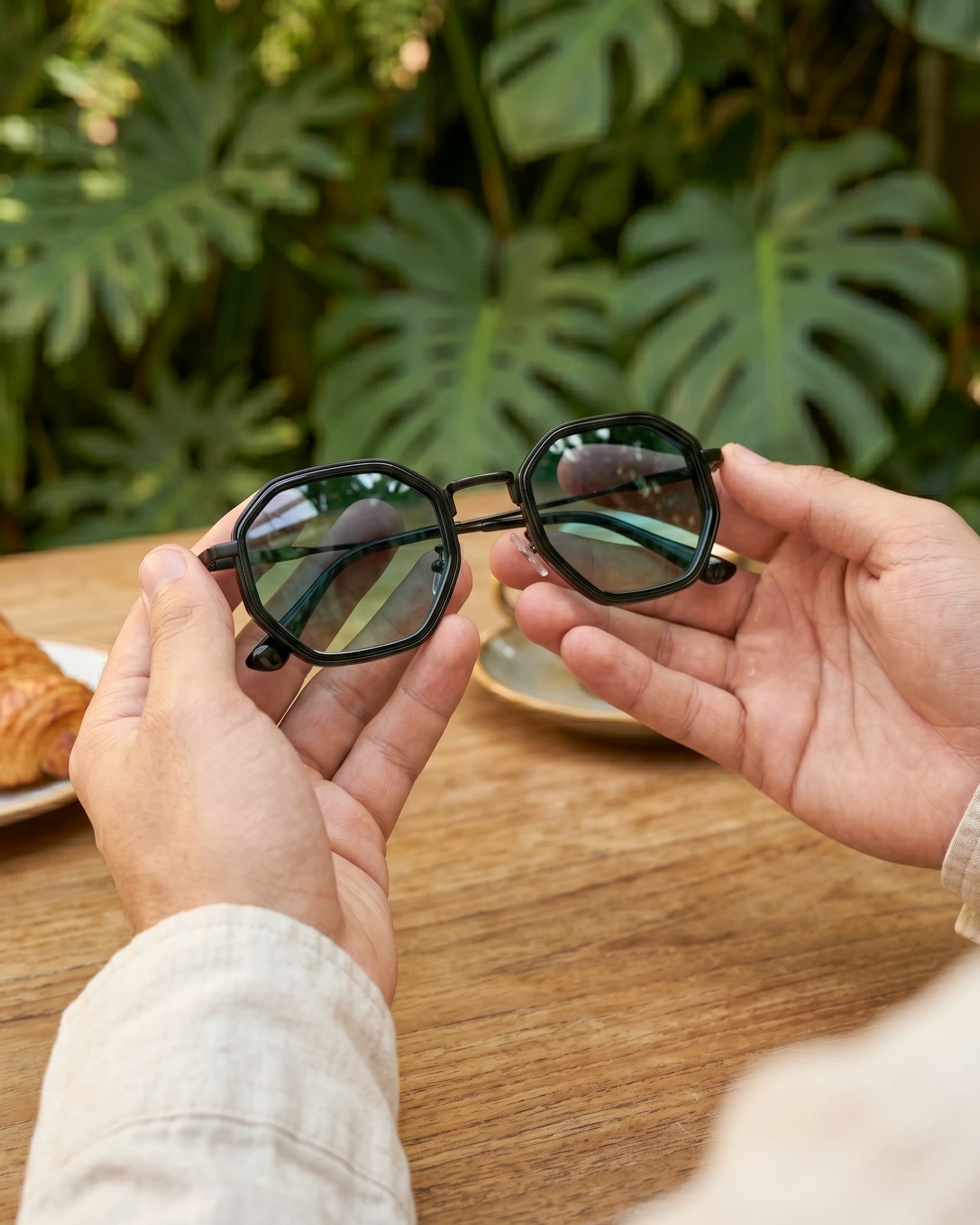 Lentes Hex – Degradado Marino