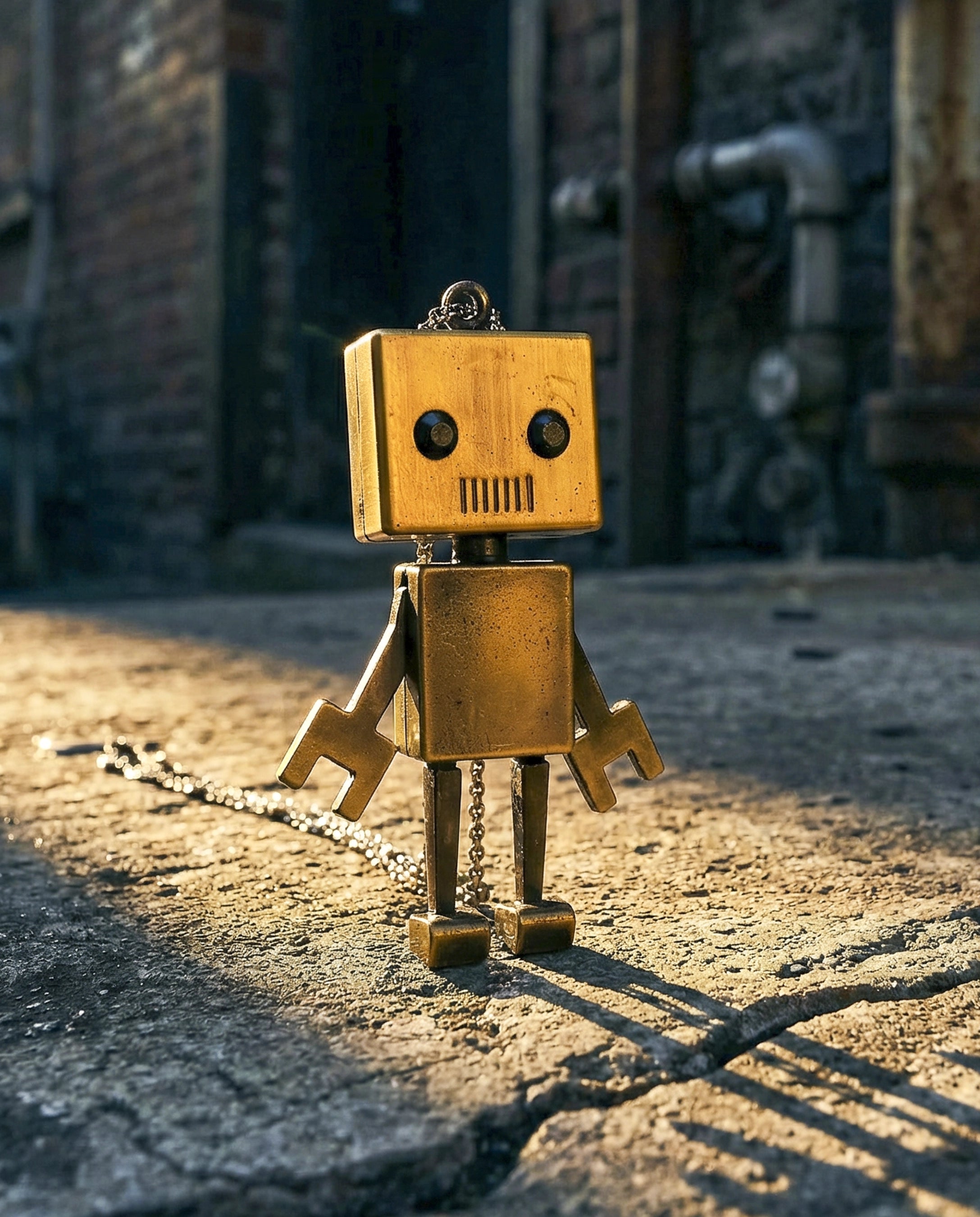 Collar Tinbot – Pequeño, metálico, inolvidable