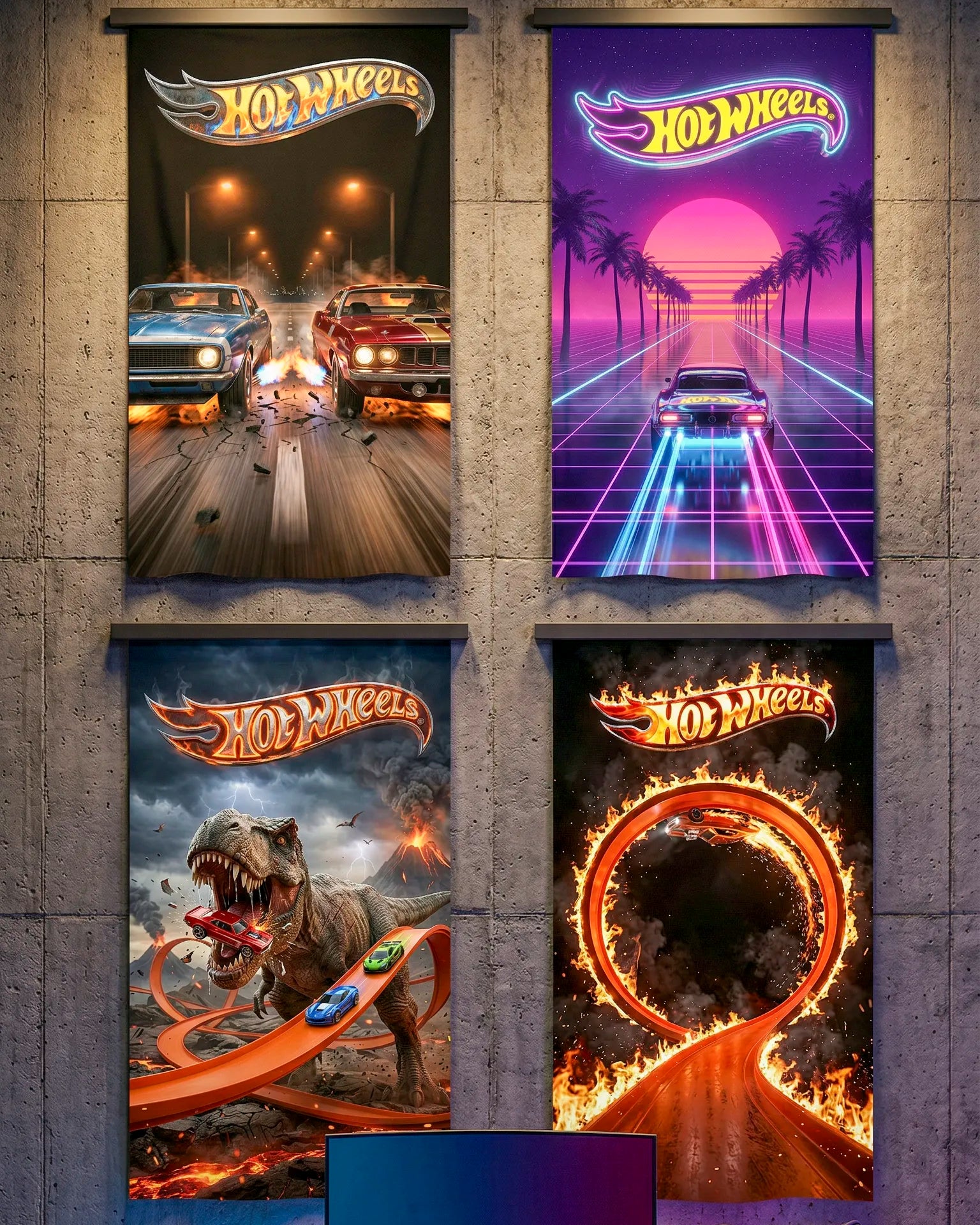 Pósters Hot Wheels – Velocidad Extrema