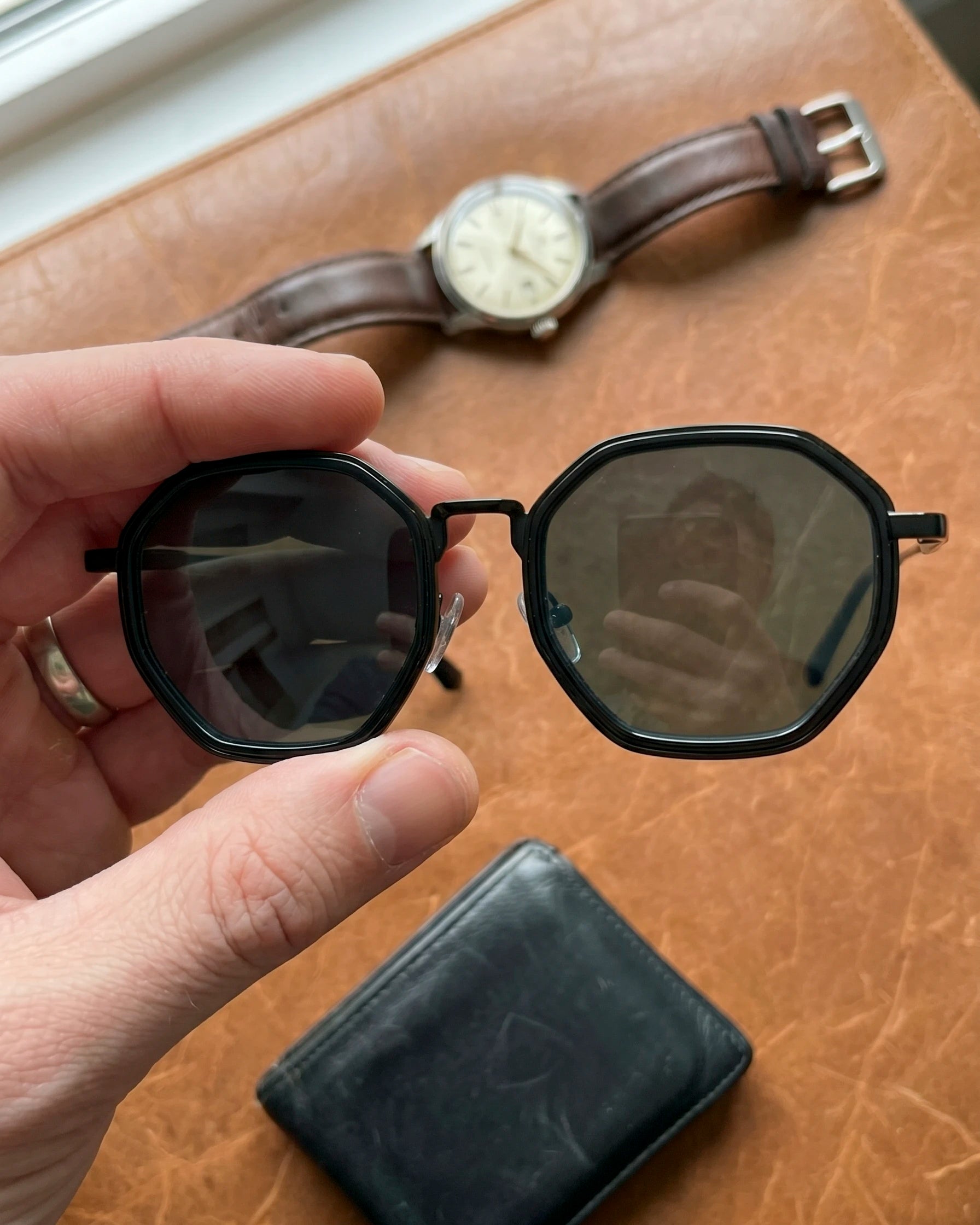 Lentes Hex – Degradado Marino