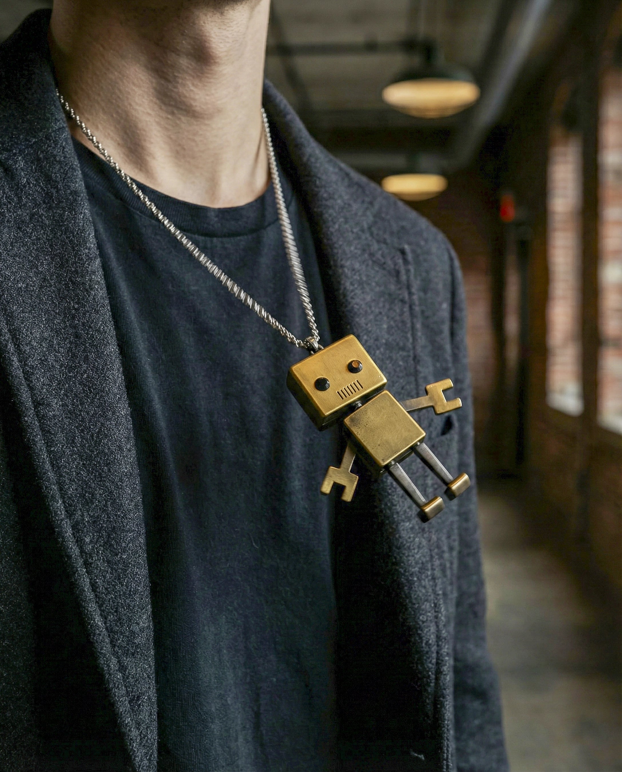 Collar Tinbot – Pequeño, metálico, inolvidable