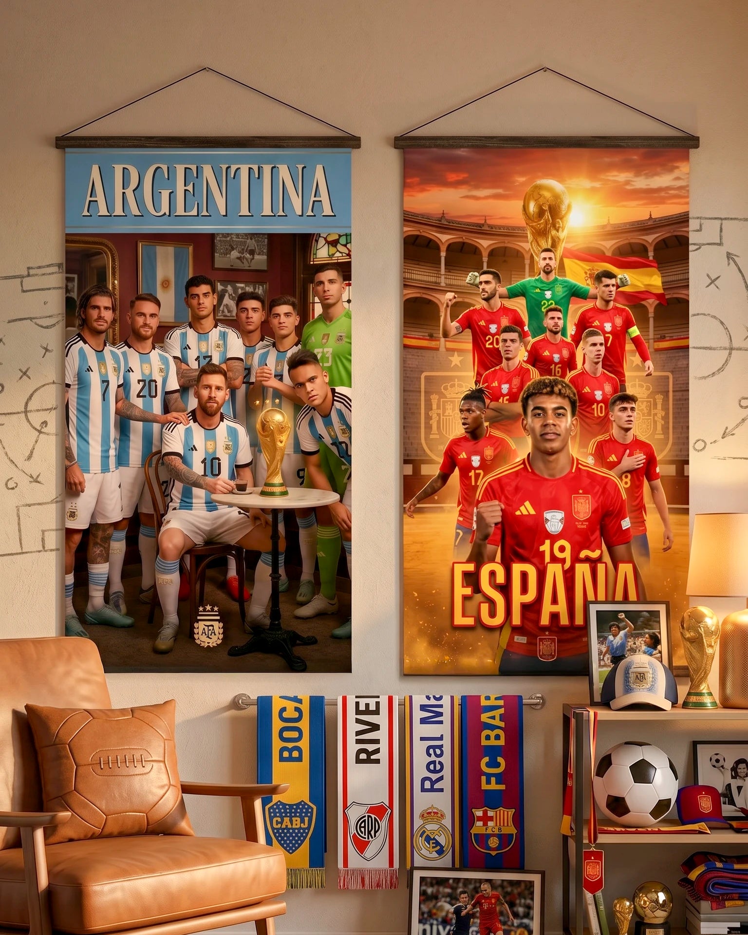 Pósters Fútbol – Colección Selecciones