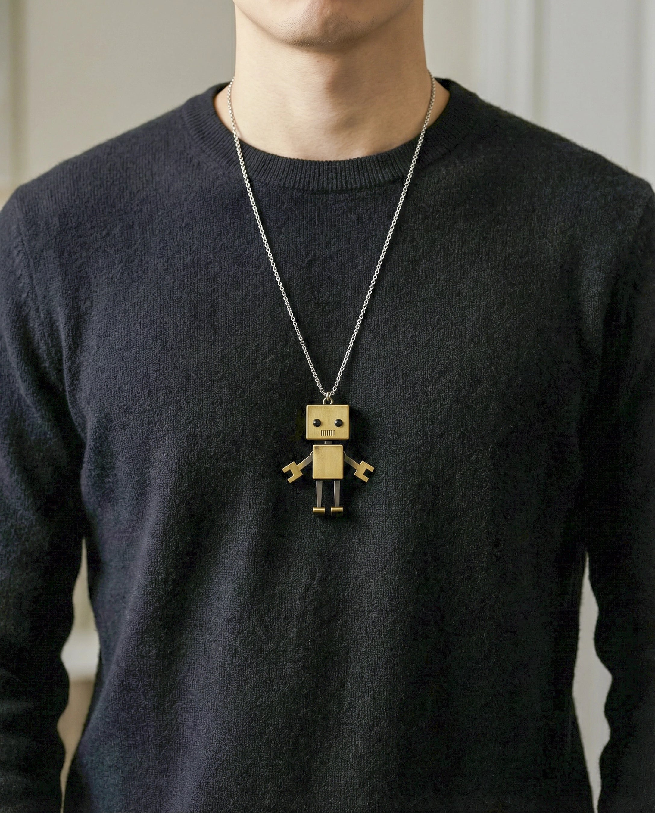 Collar Tinbot – Pequeño, metálico, inolvidable