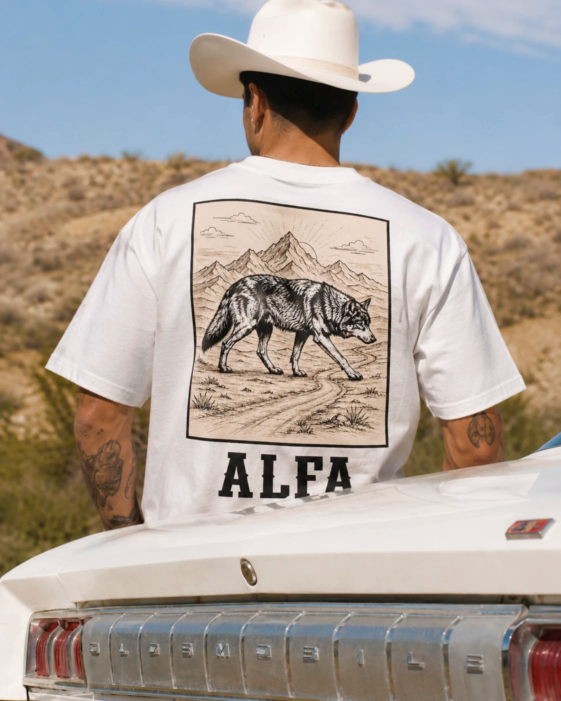 Playera Alfa – Lobo Solitario