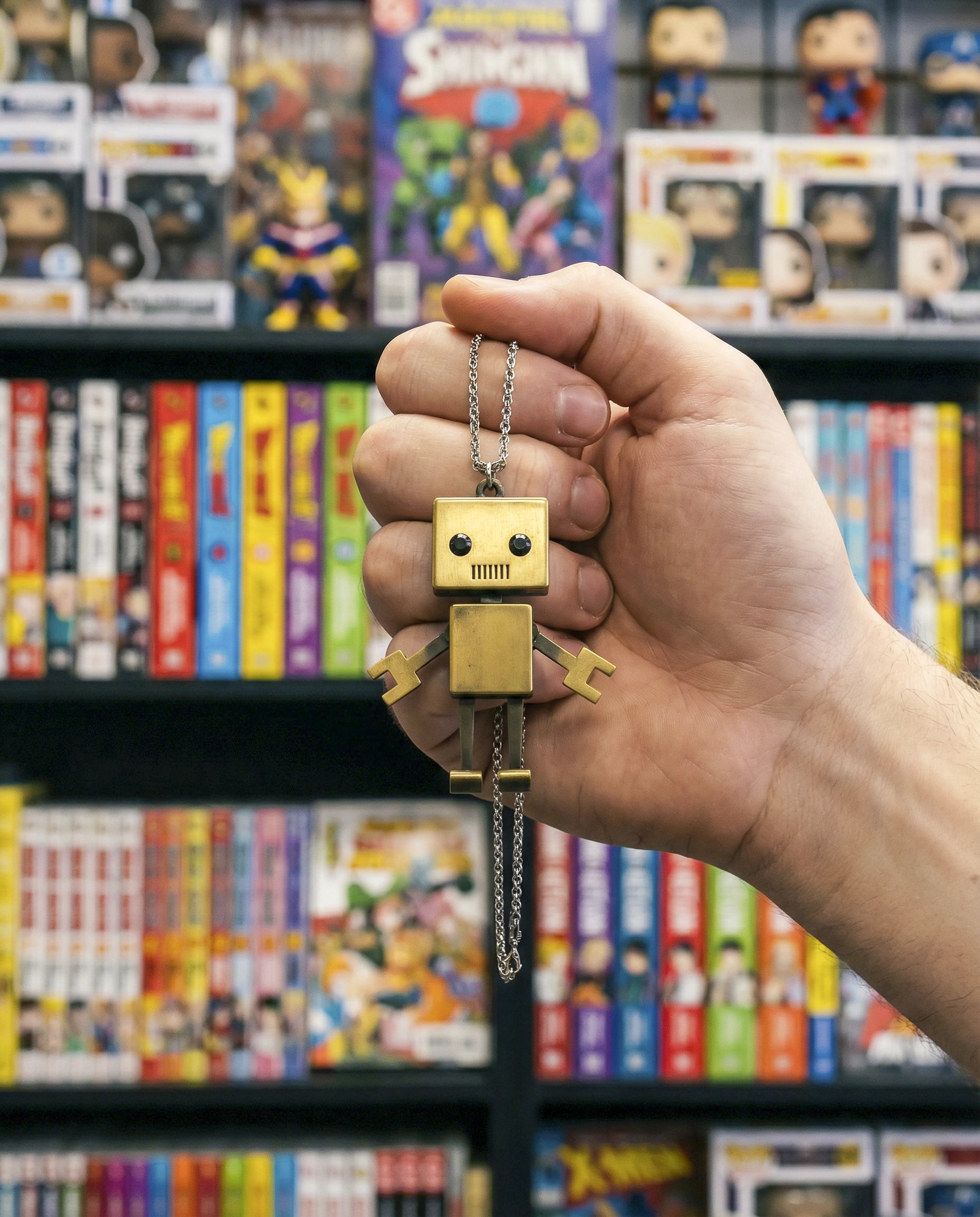 Collar Tinbot – Pequeño, metálico, inolvidable