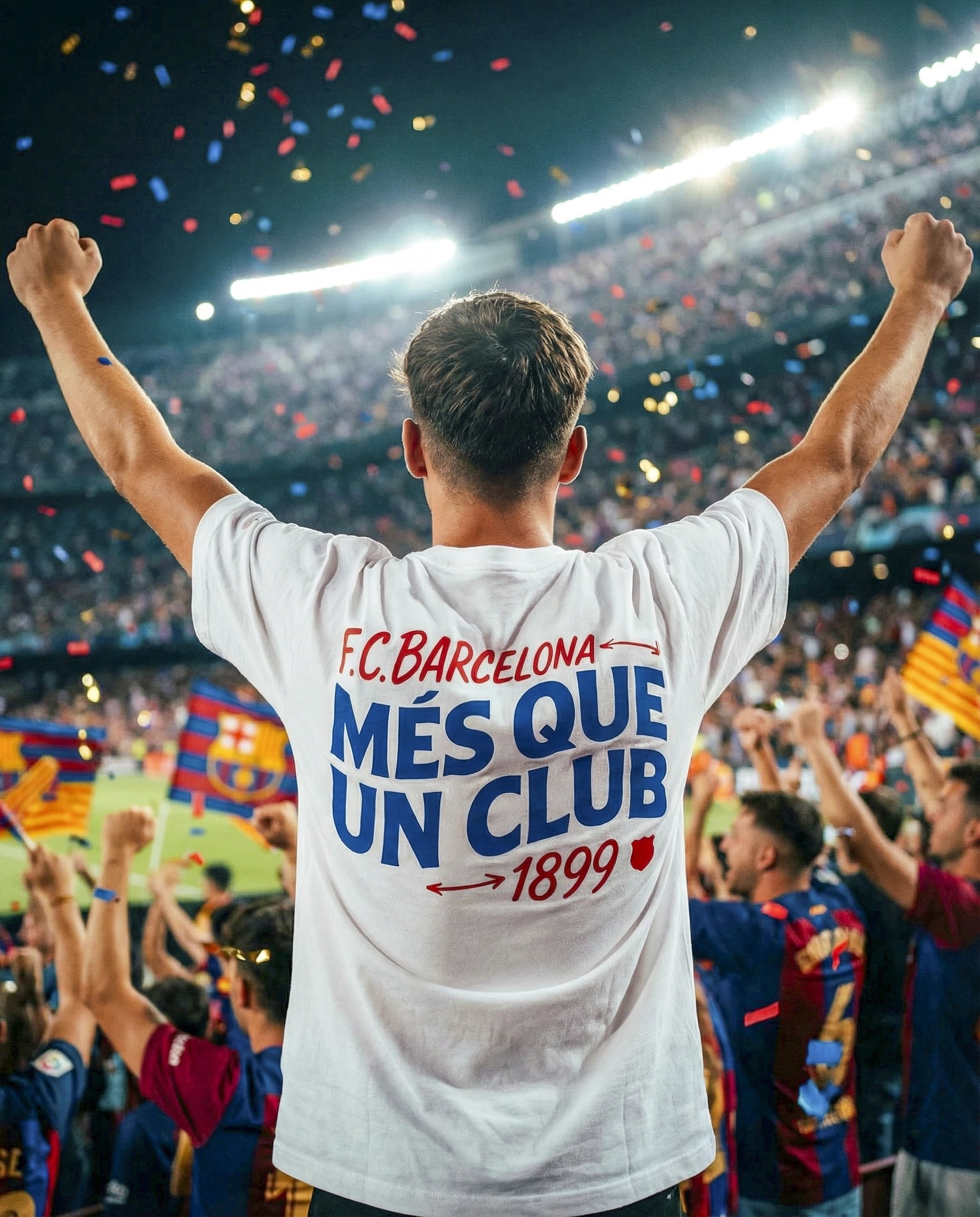 Playera Visca Barça - F.C. Barcelona