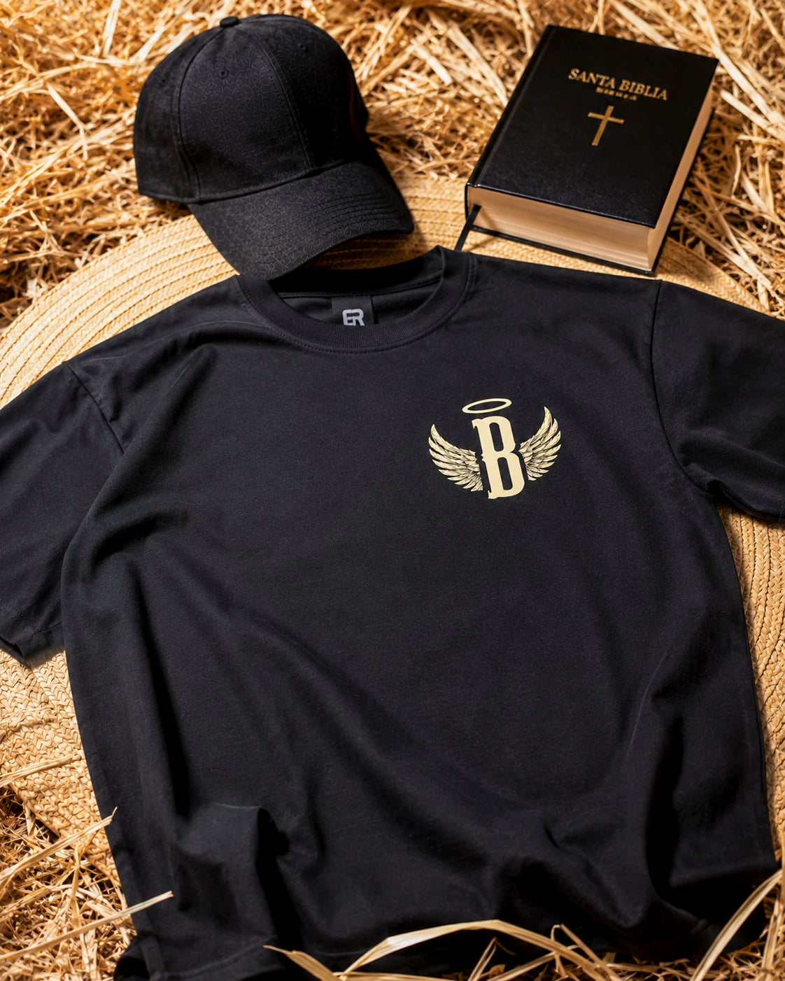 Playera Bendecido – Me Cuidan Desde Arriba