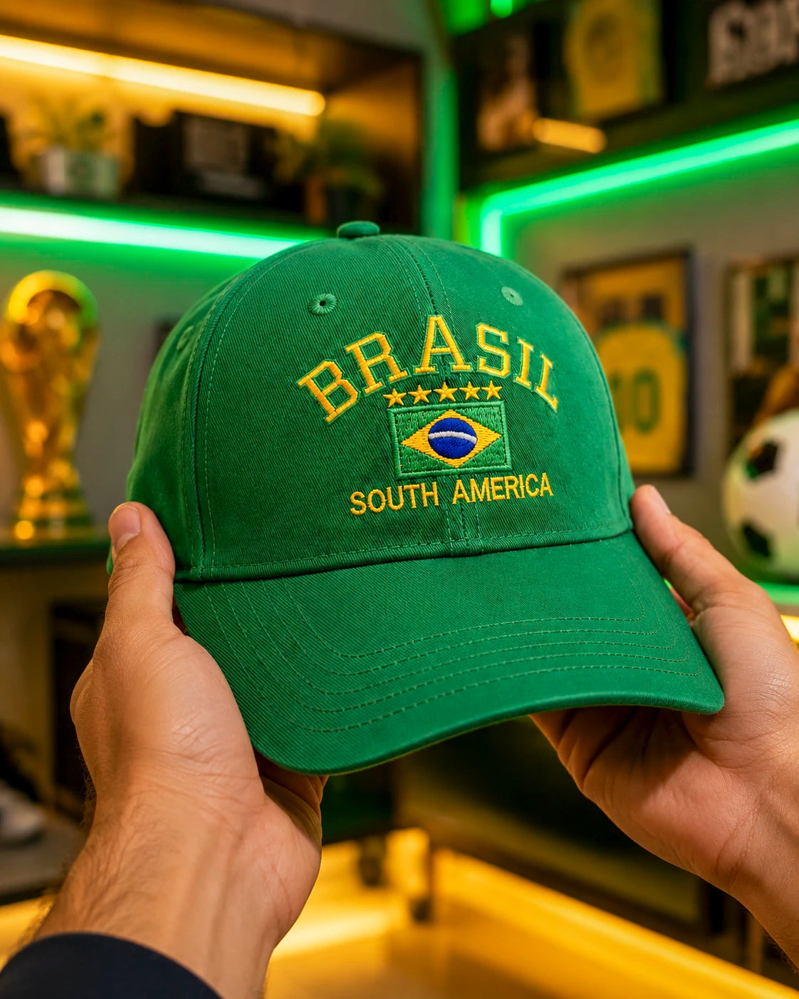 Gorra Brasil – Cinco Estrellas