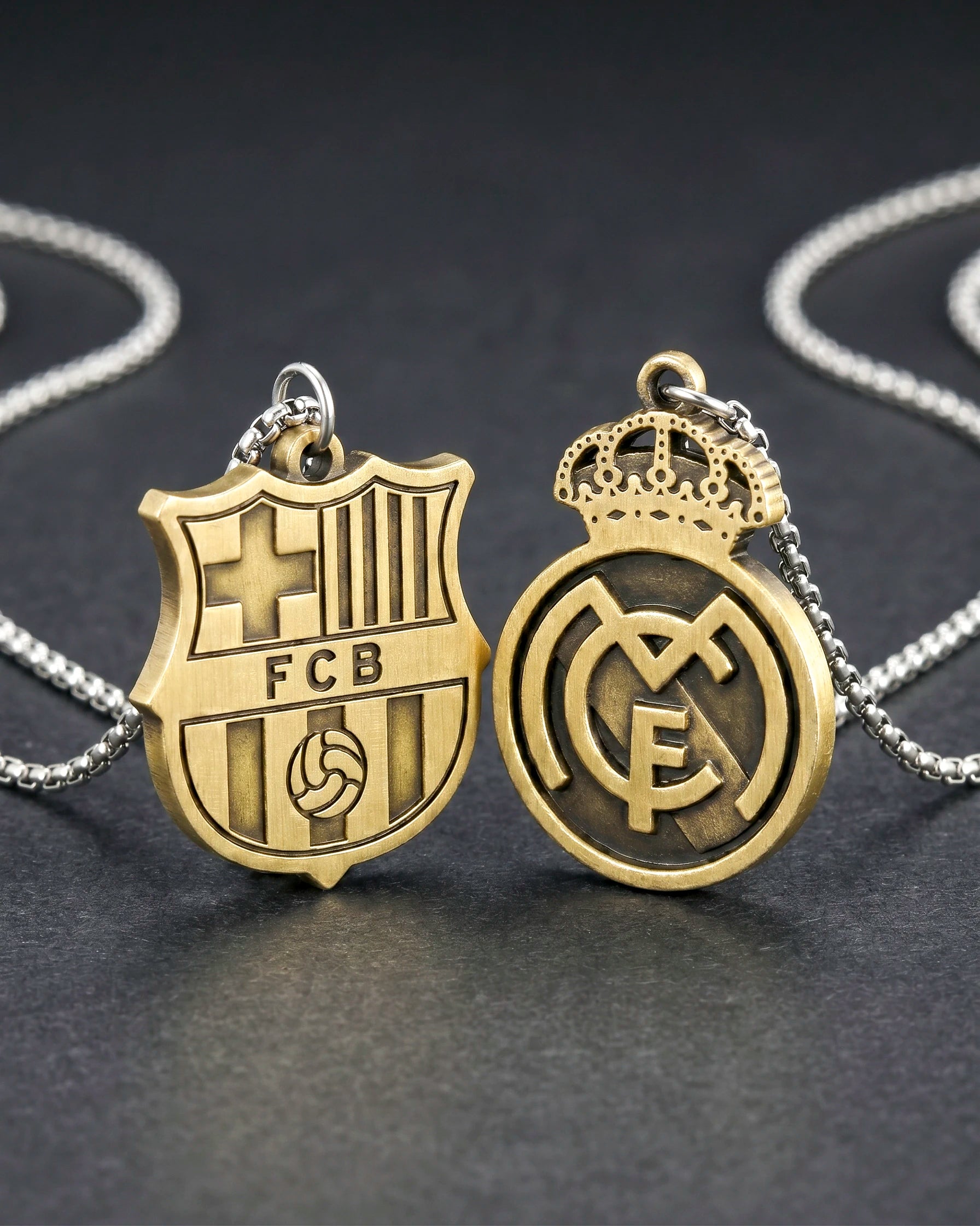 Collares FC Barcelona y Real Madrid – Edición Escudo