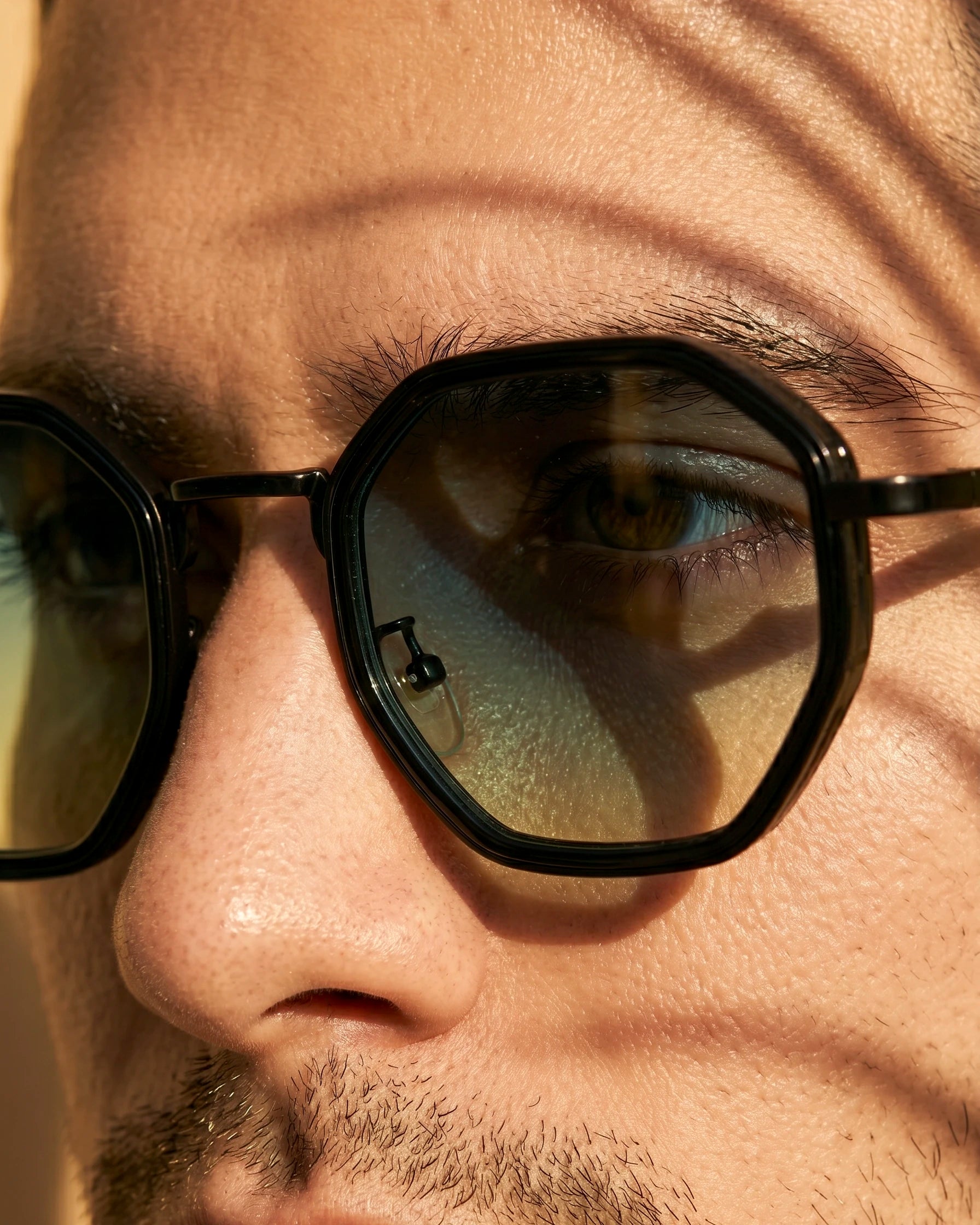 Lentes Hex – Degradado Marino