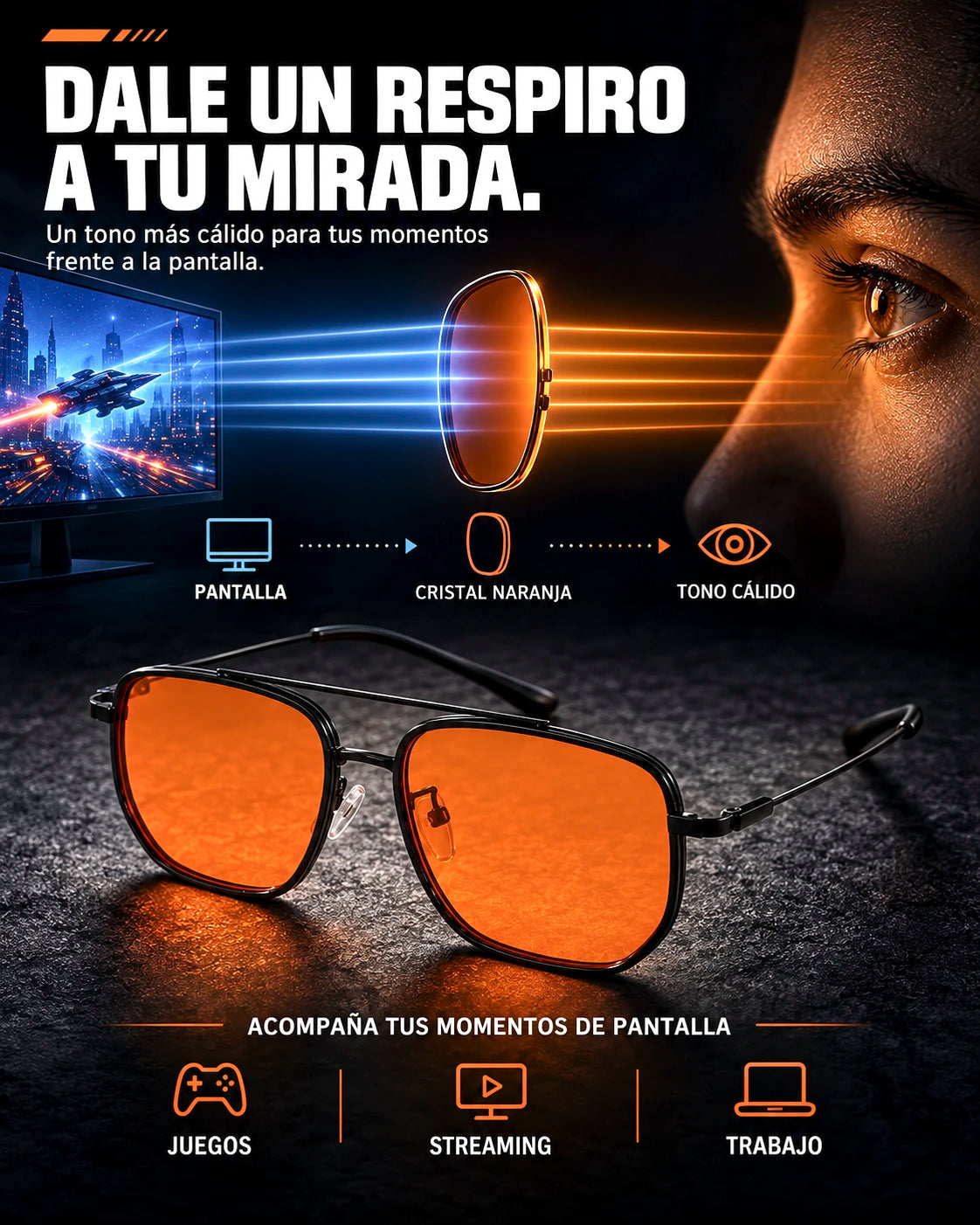 Lentes Solaris – Naranja