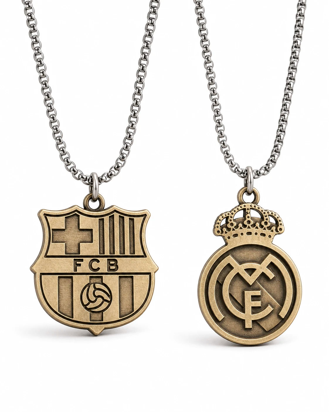 Collares FC Barcelona y Real Madrid – Edición Escudo