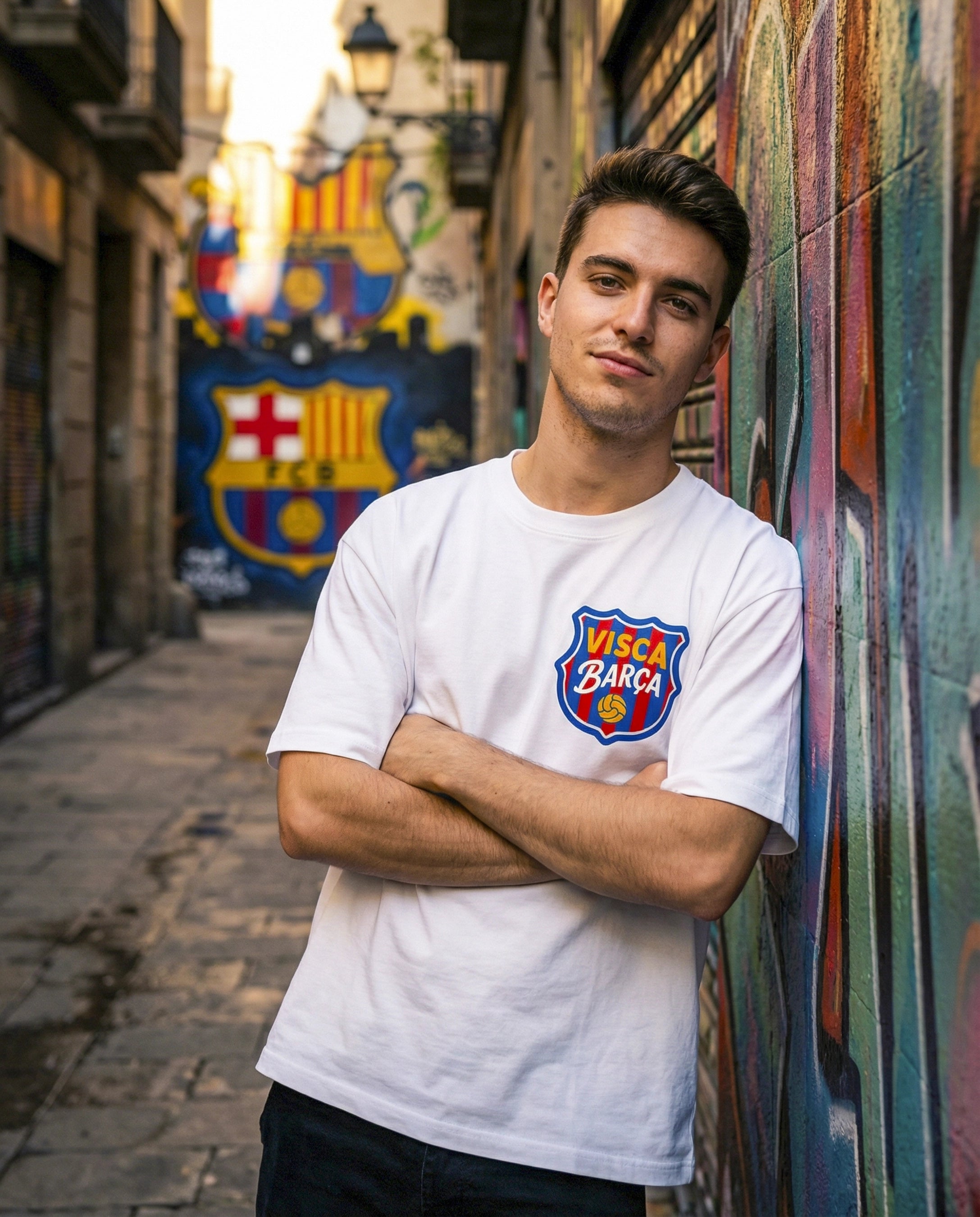 Playera Visca Barça - F.C. Barcelona
