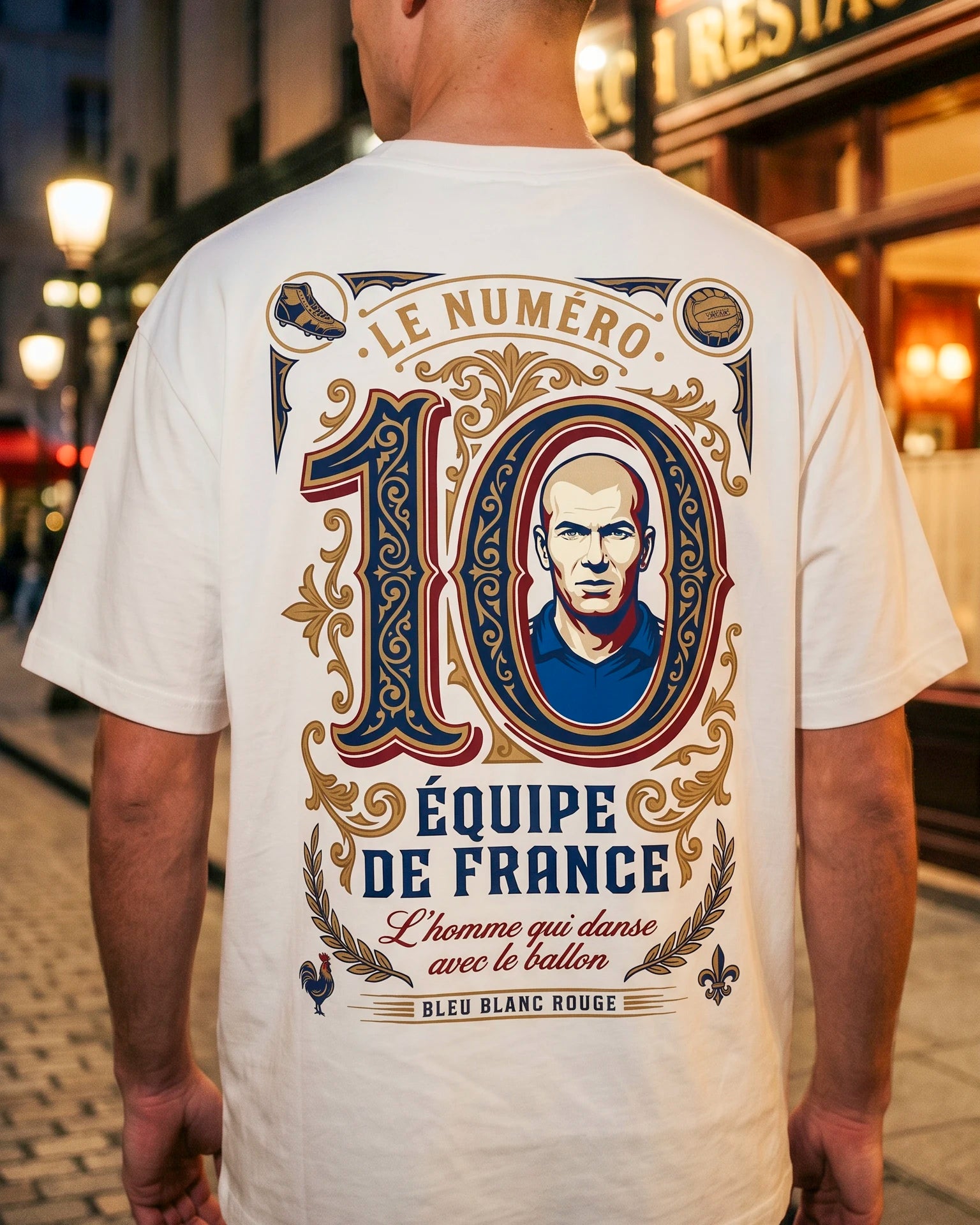 Playera Zidane Le Numéro 10 – Équipe de France