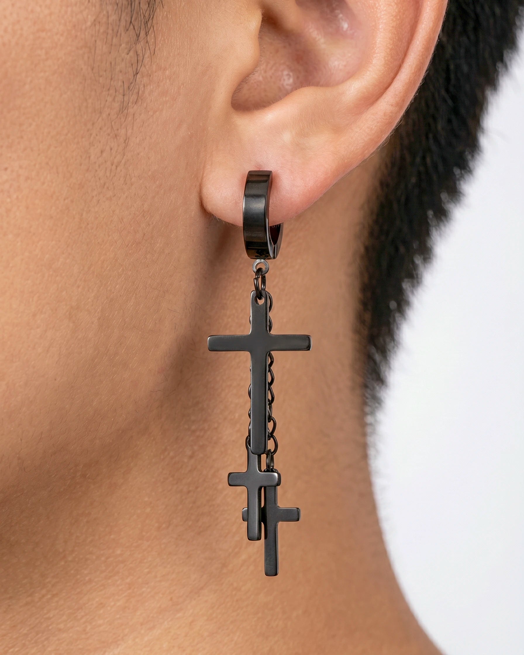 Arete Trío de Cruces con Cadenas