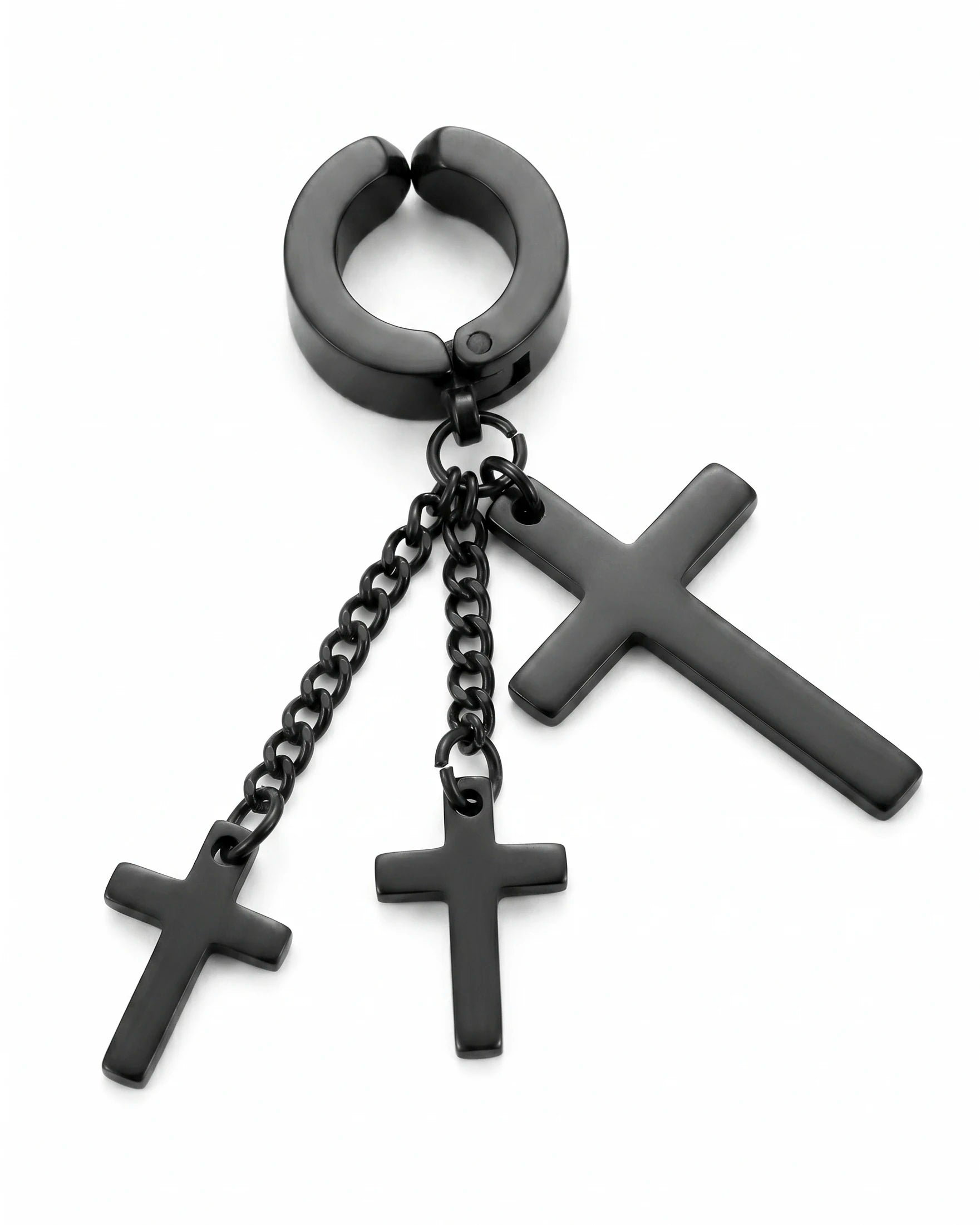 Arete Trío de Cruces con Cadenas