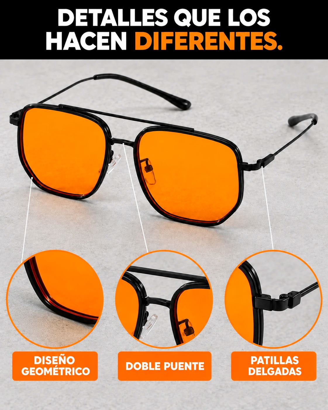 Lentes Solaris – Naranja
