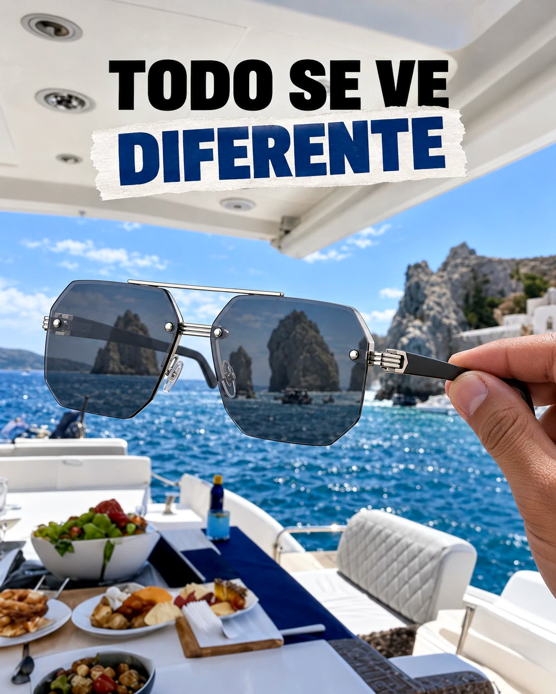 Lentes Eclipse – Plateado y Negro