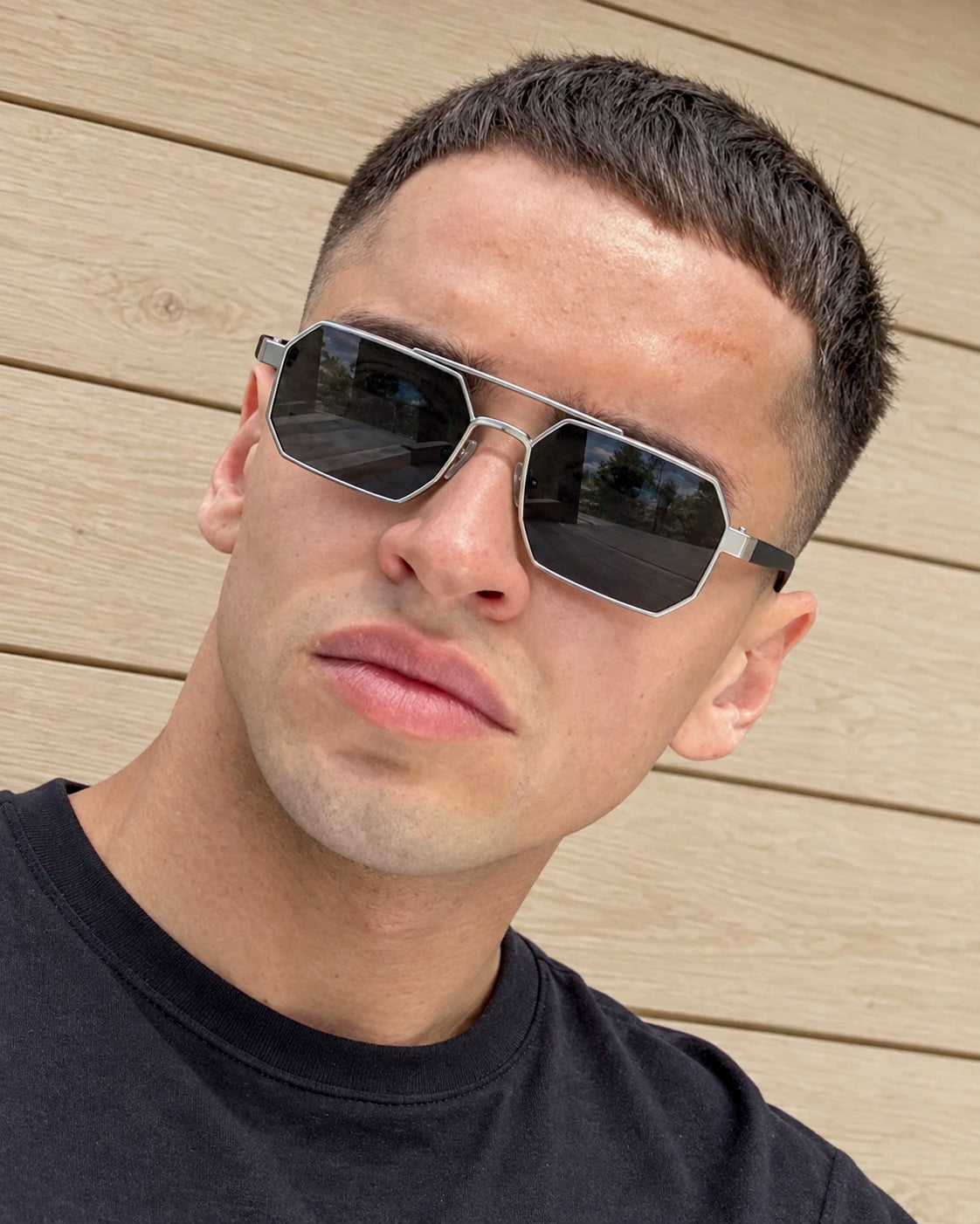 Lentes Prestige – Plateado y Negro