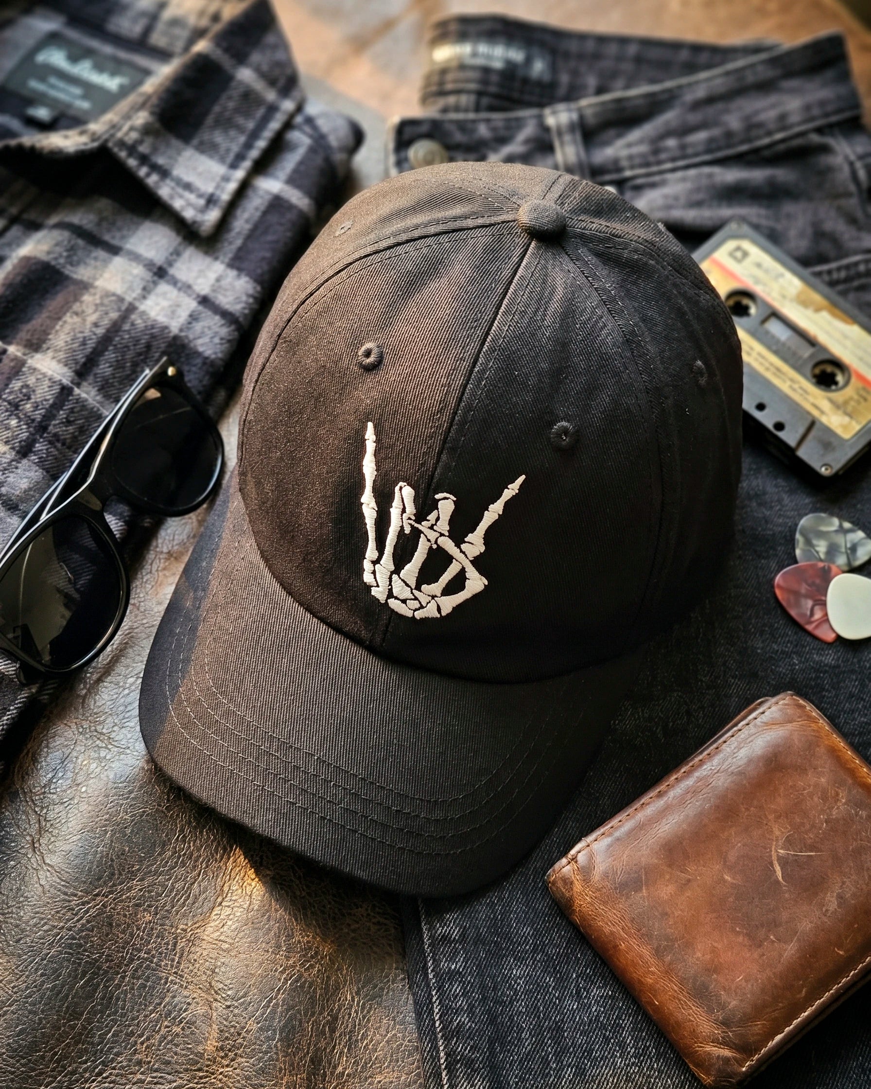 Gorra Rocker – Negra