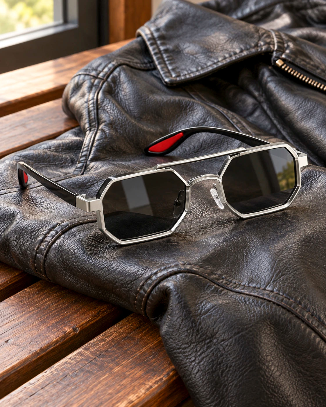 Lentes Prestige – Plateado y Negro