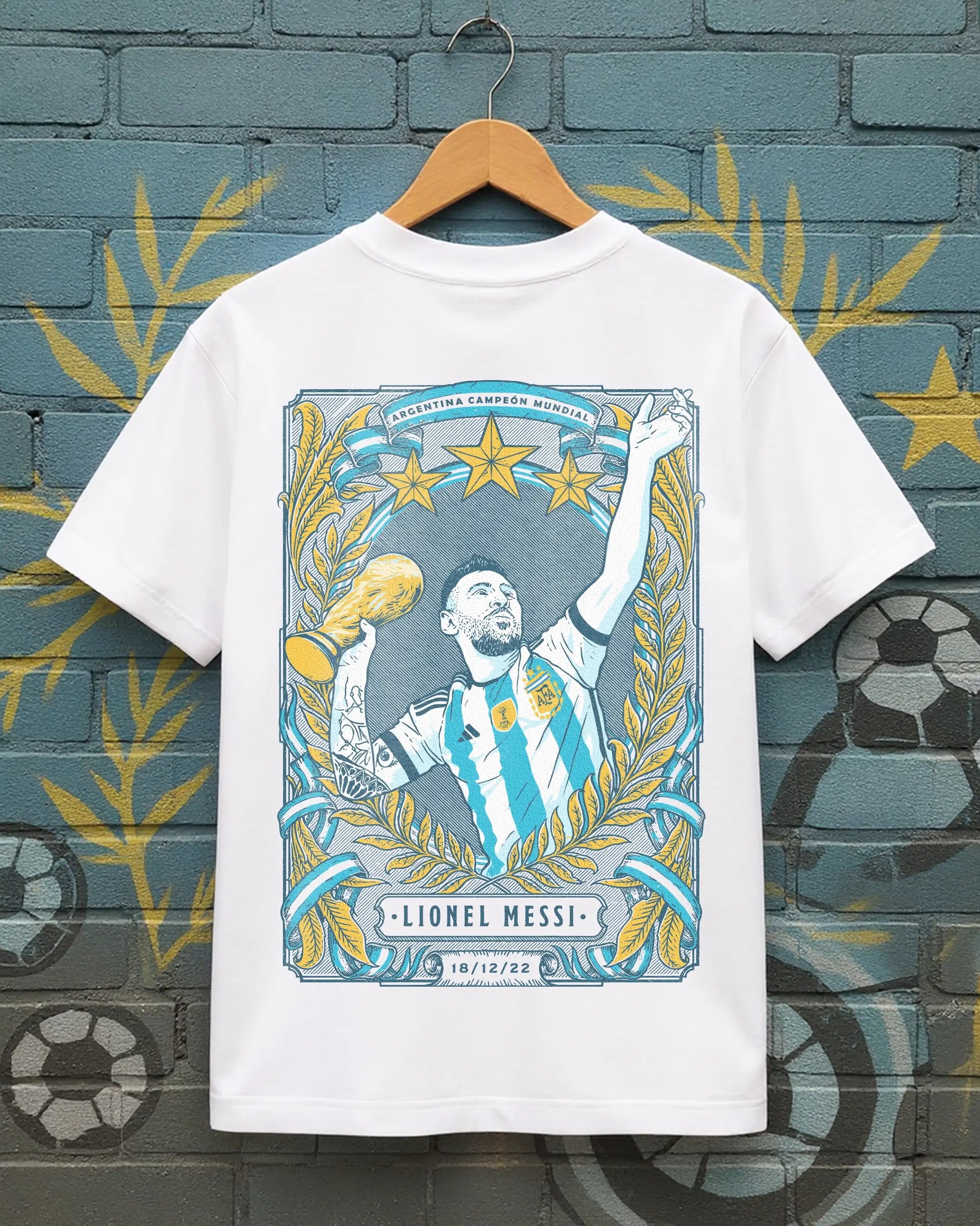 Playera Argentina – Campeones del Mundo