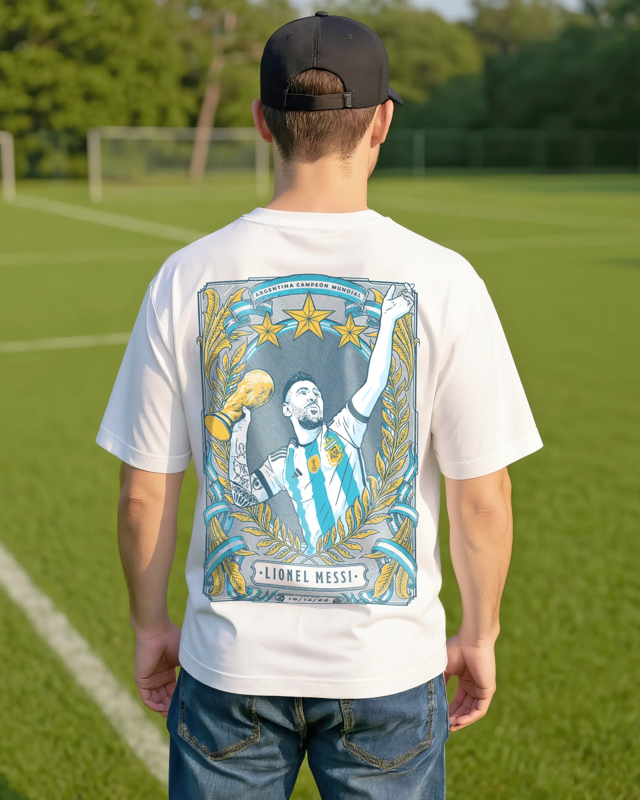 Playera Argentina – Campeones del Mundo