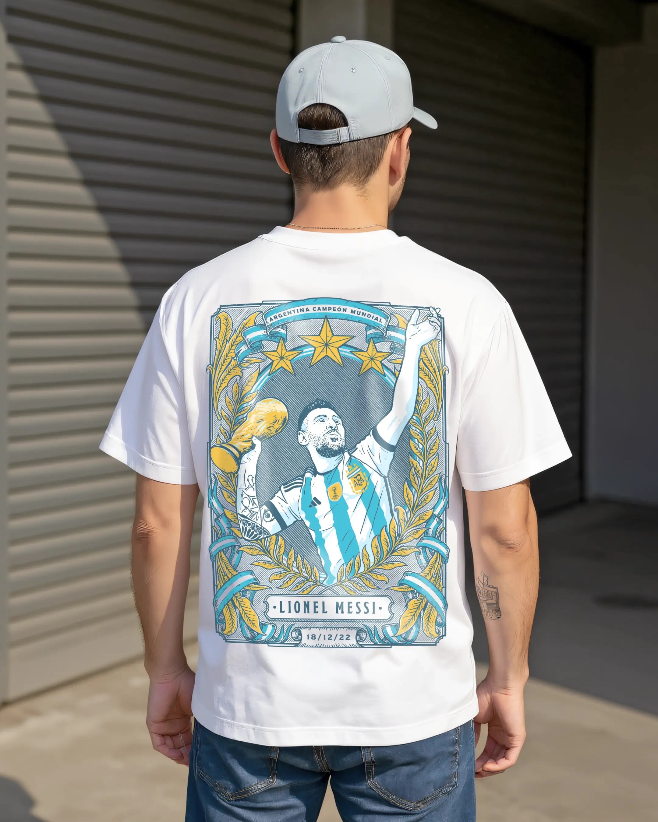 Playera Argentina – Campeones del Mundo