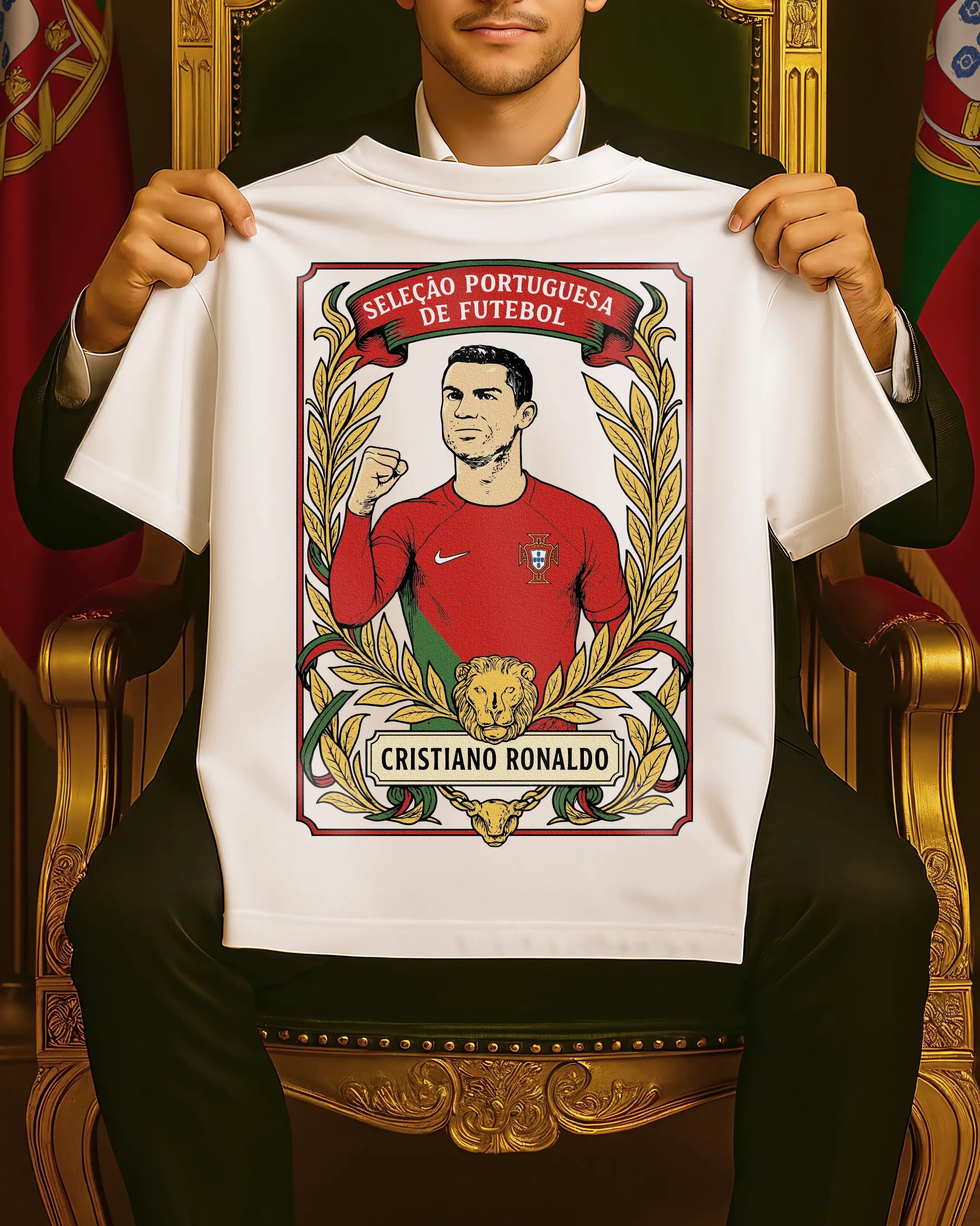Playera Portugal – Cristiano Ronaldo Leyenda