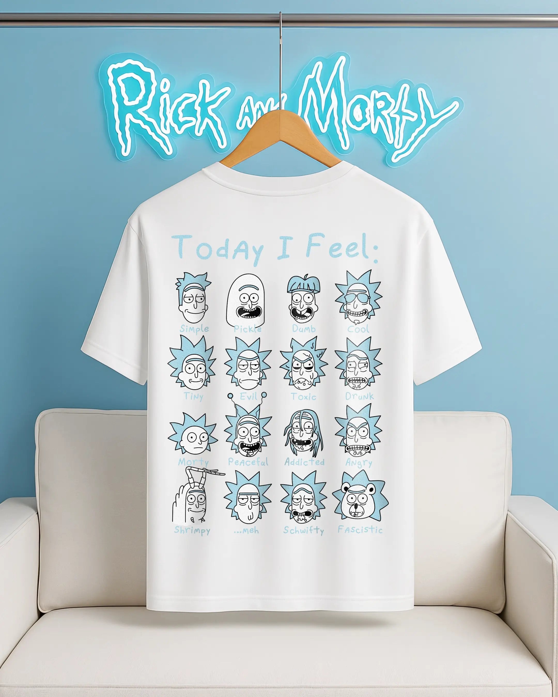 Playera Rick and Morty – Rickstado de Ánimo