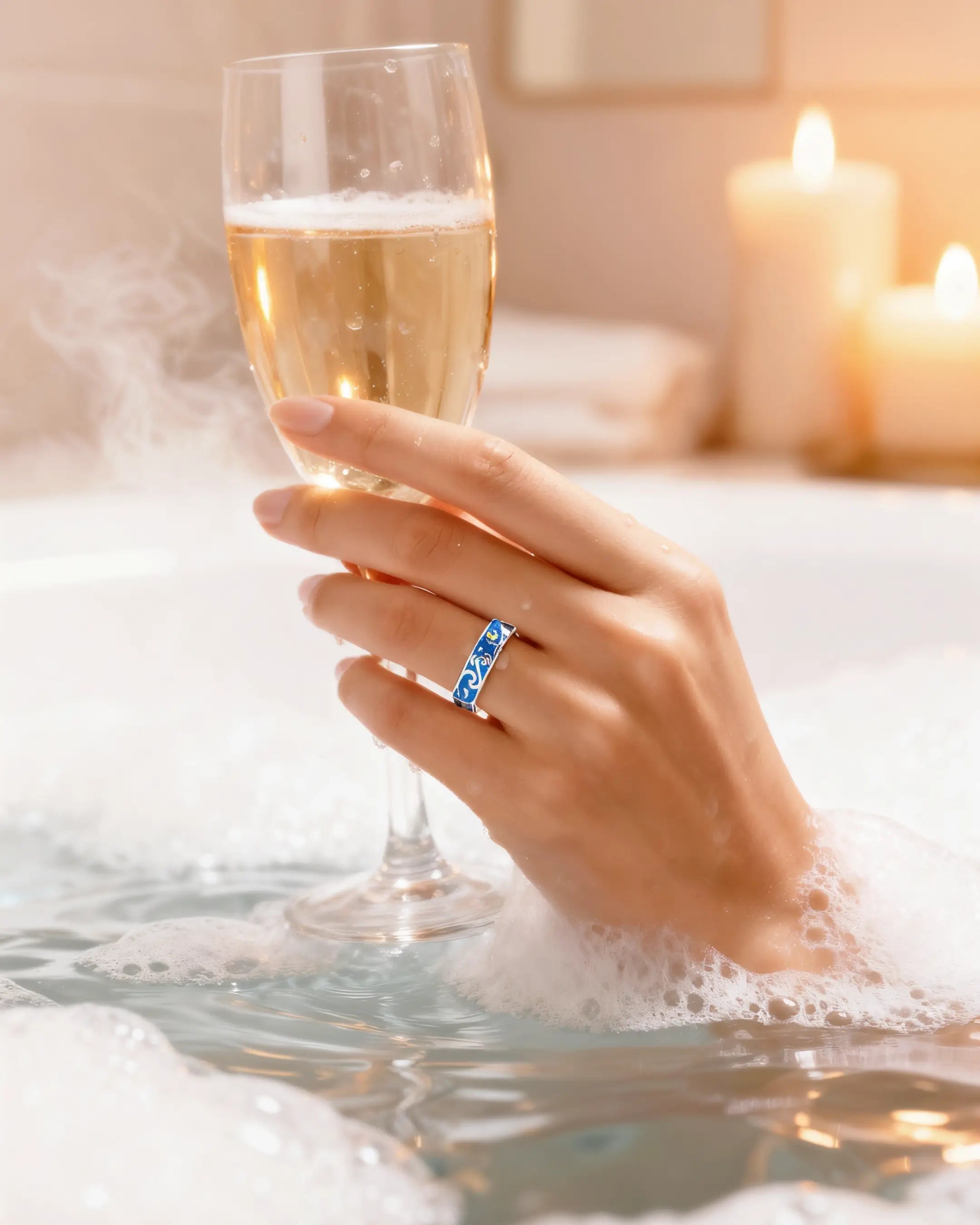 Dúo Estrellado – Anillos Van Gogh