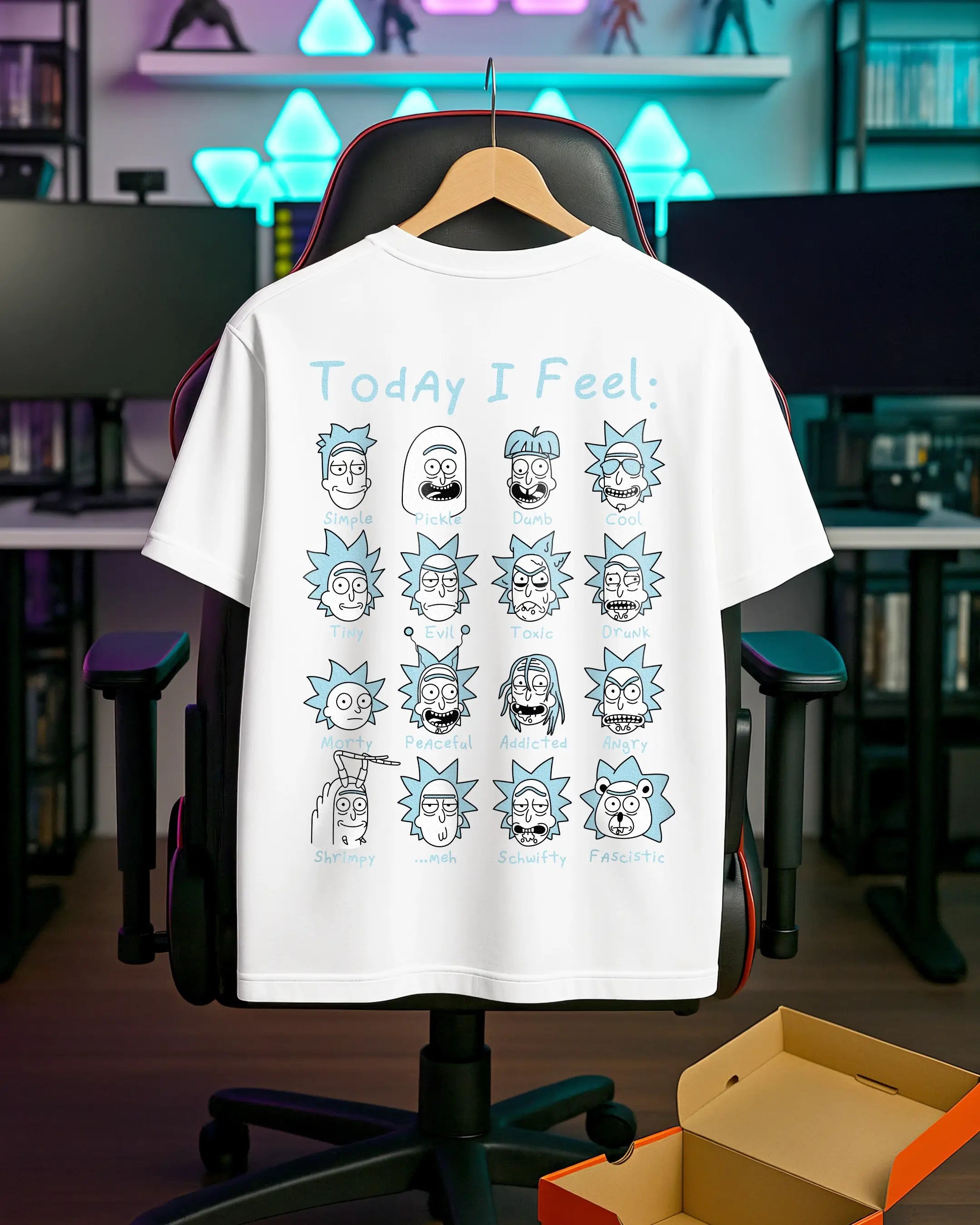 Playera Rick and Morty – Rickstado de Ánimo