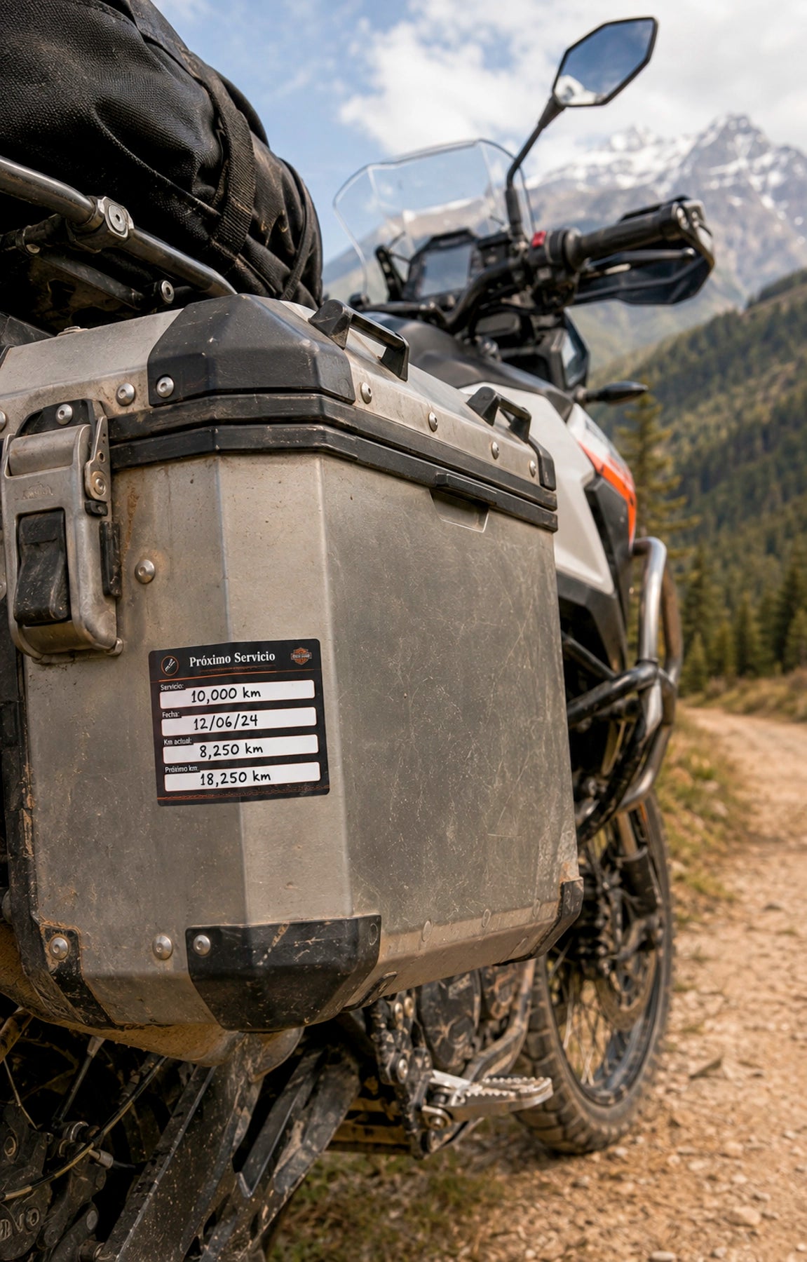 Kit Adhesivo Control de Servicio – Moto