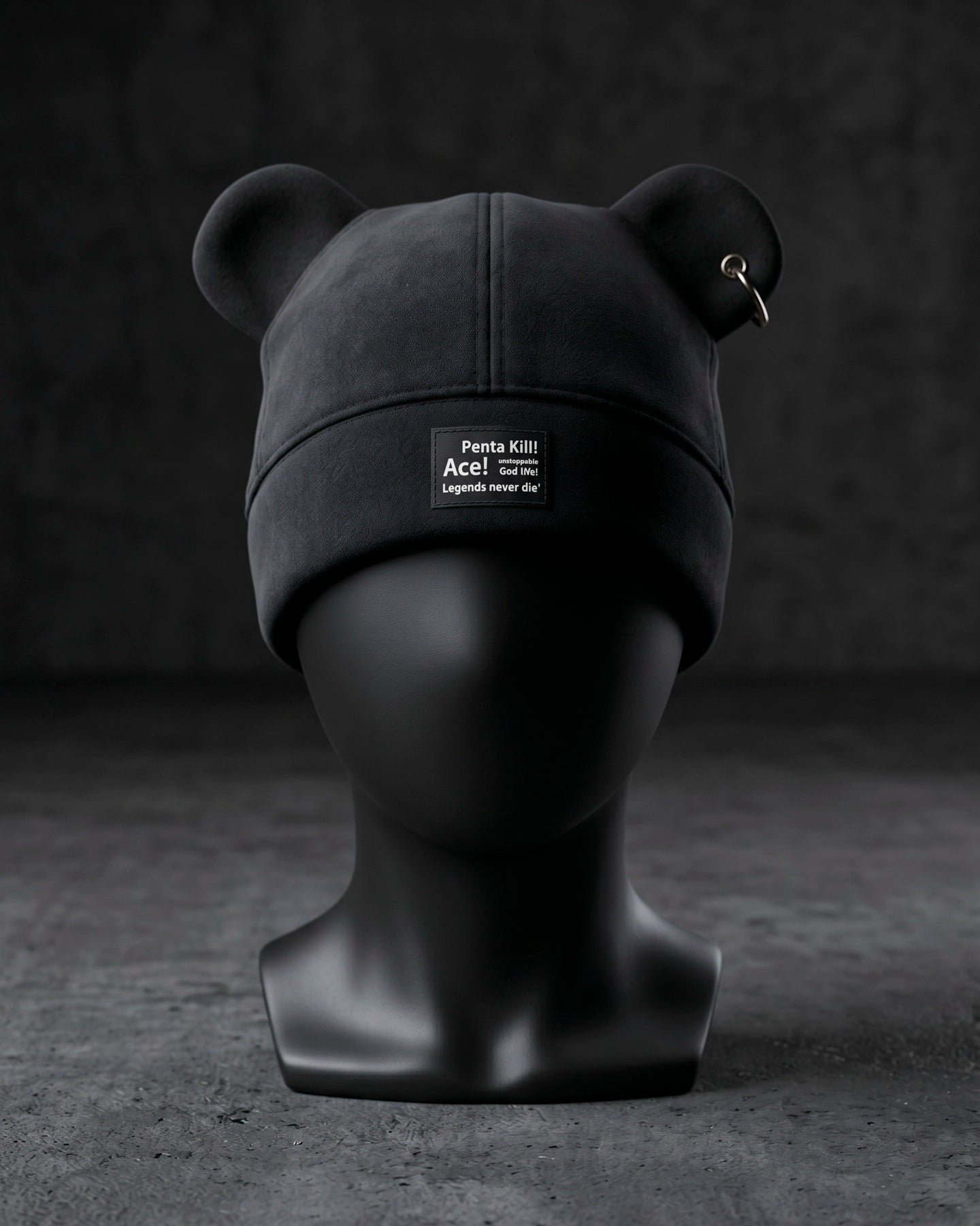 Bear Mode – Gorro con Orejas y Aro Lateral