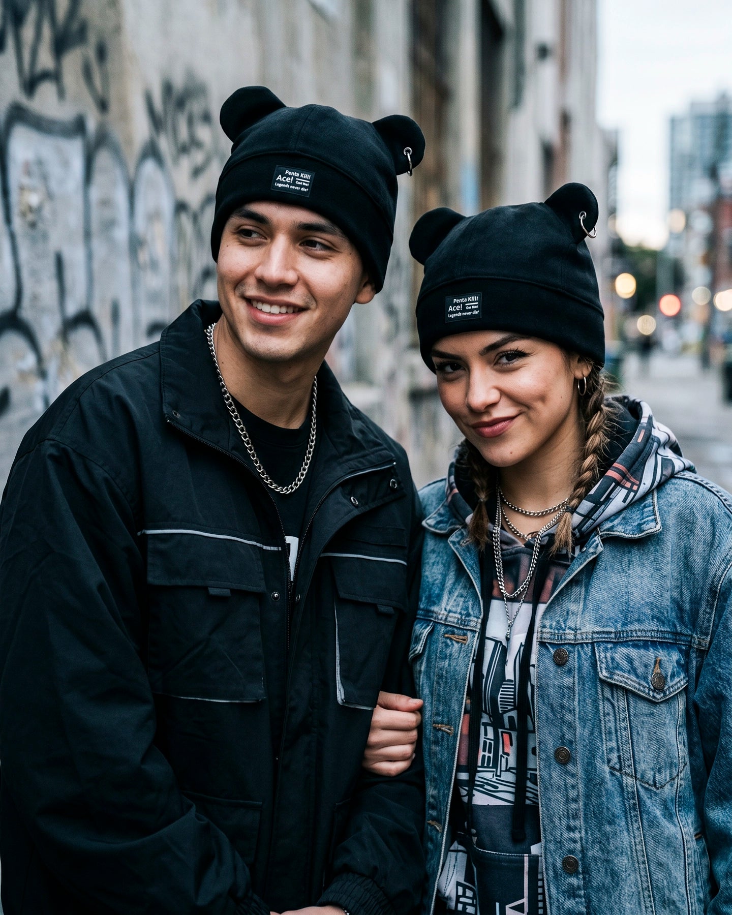Bear Mode – Gorro con Orejas y Aro Lateral