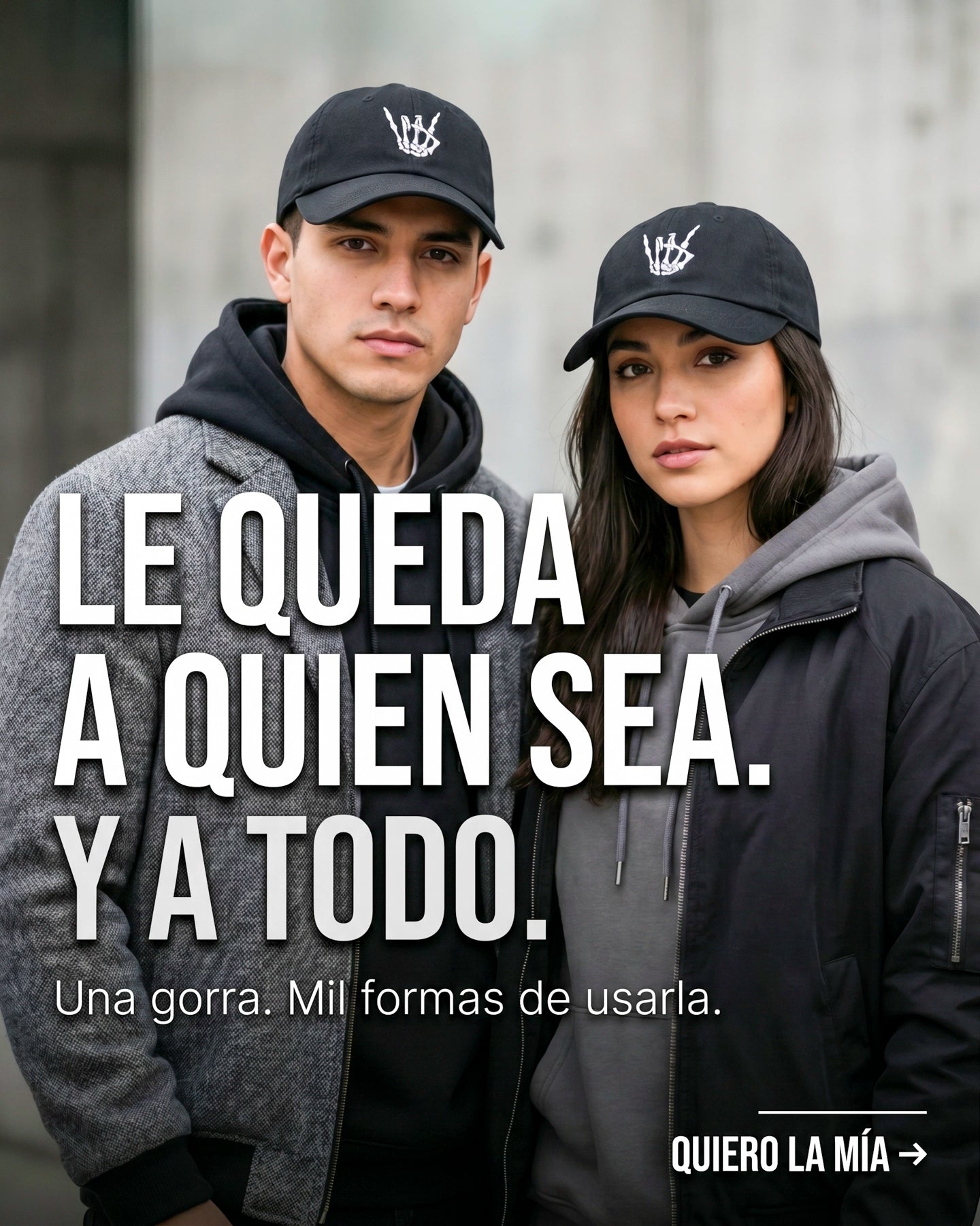 Gorra Urbana – Mano Esqueleto