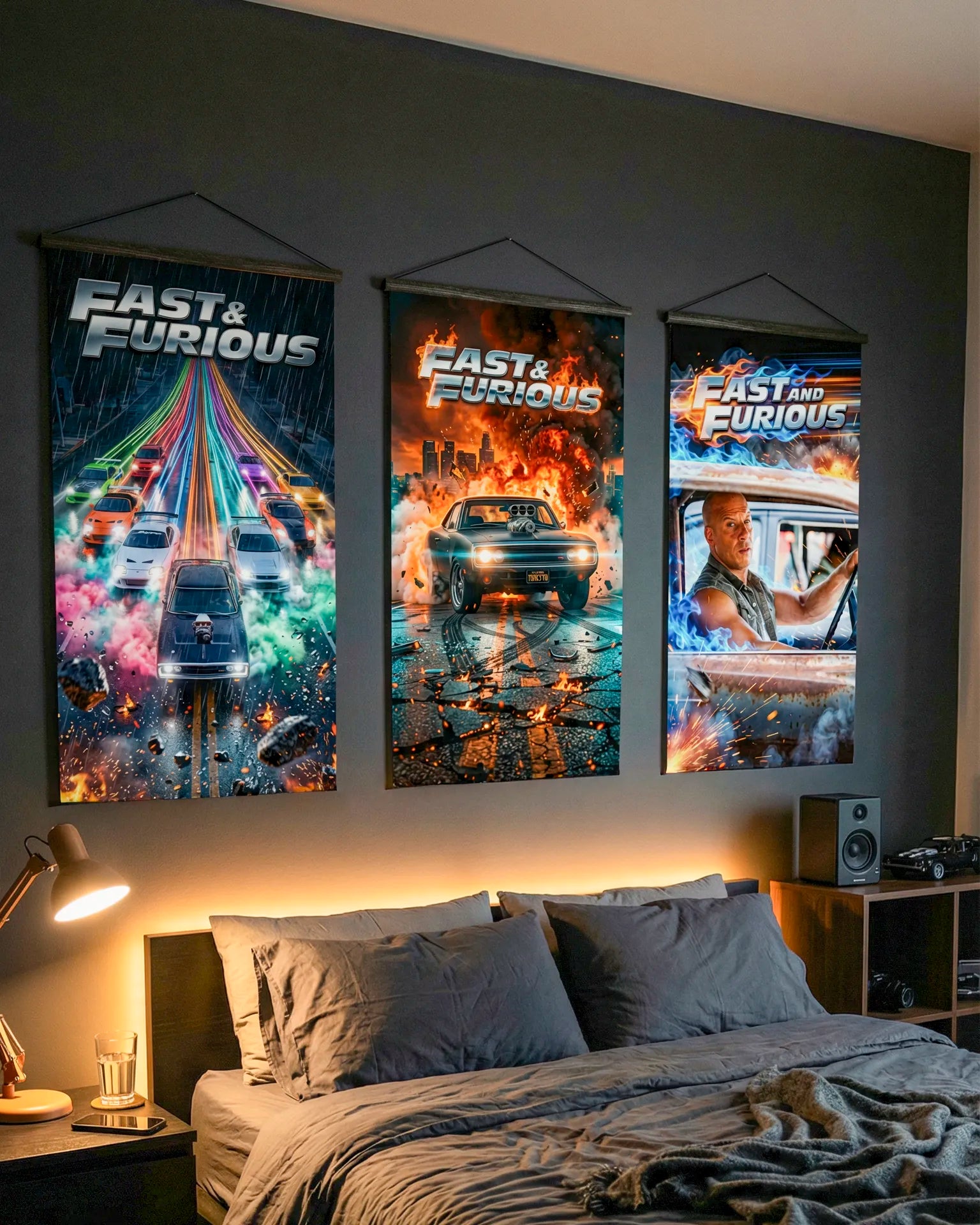 Pósters Fast & Furious – Colección Velocidad y Fuego