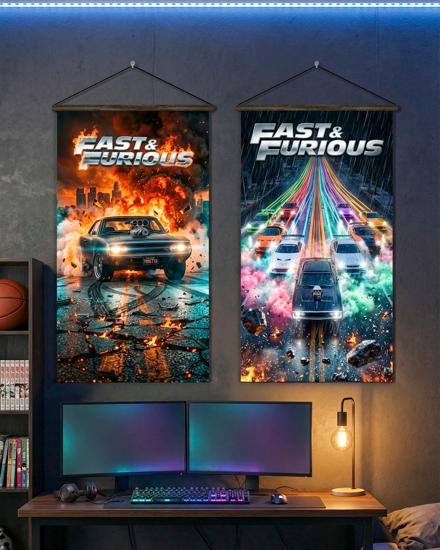 Pósters Fast & Furious – Colección Velocidad y Fuego