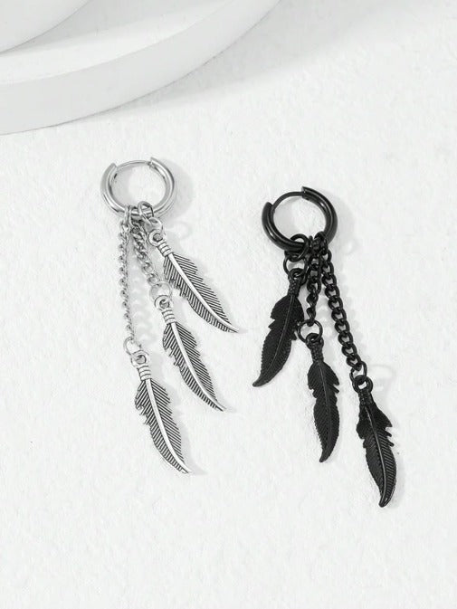 Arete Trío de Plumas con Cadenas