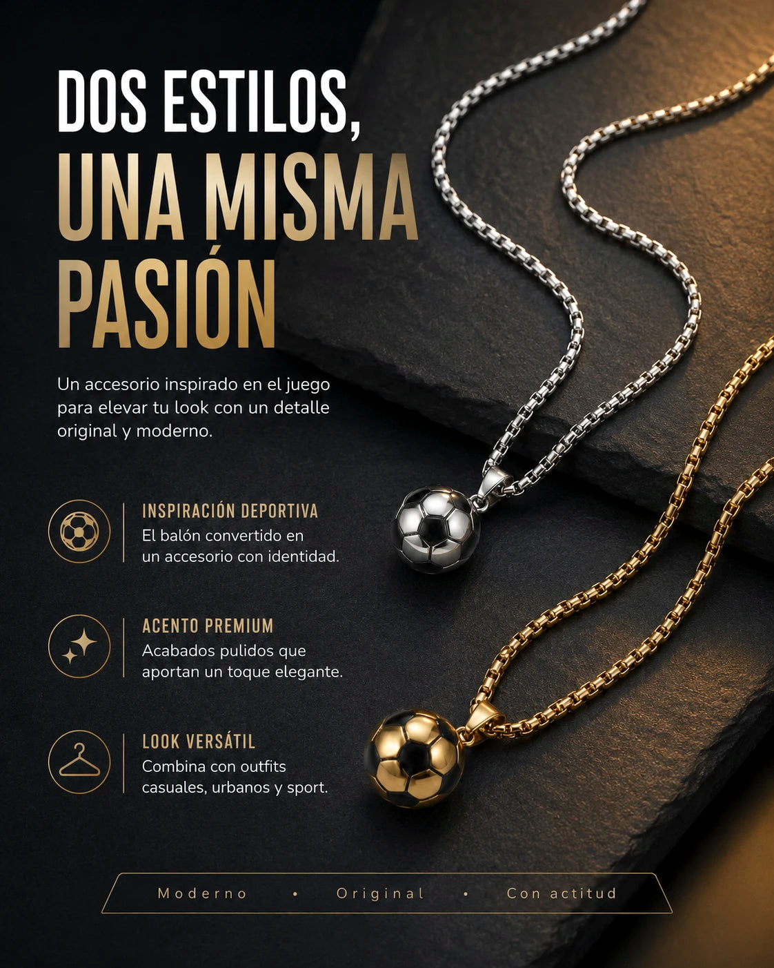 Collar Balón de Fútbol – Edición Premium