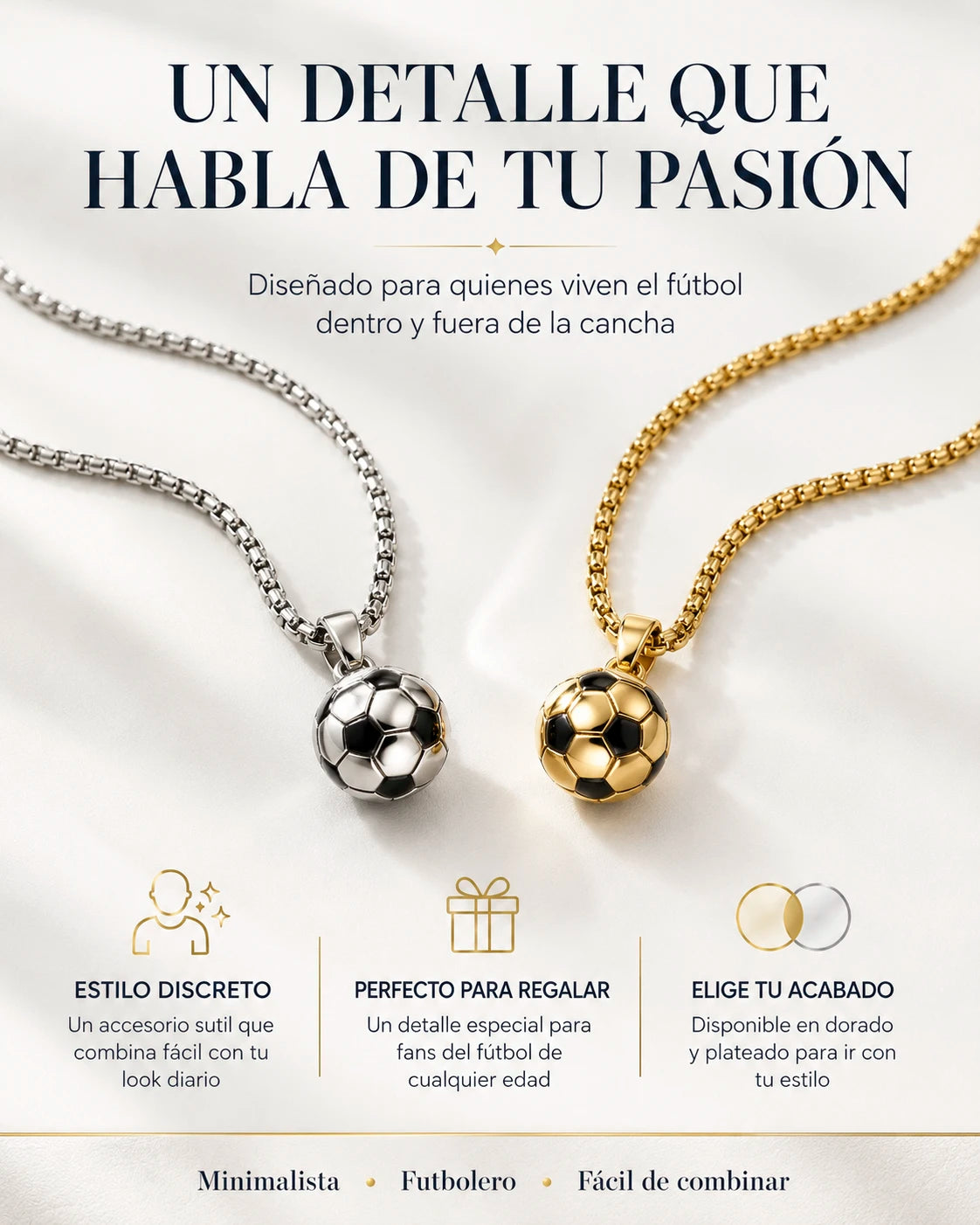 Collar Balón de Fútbol – Edición Premium