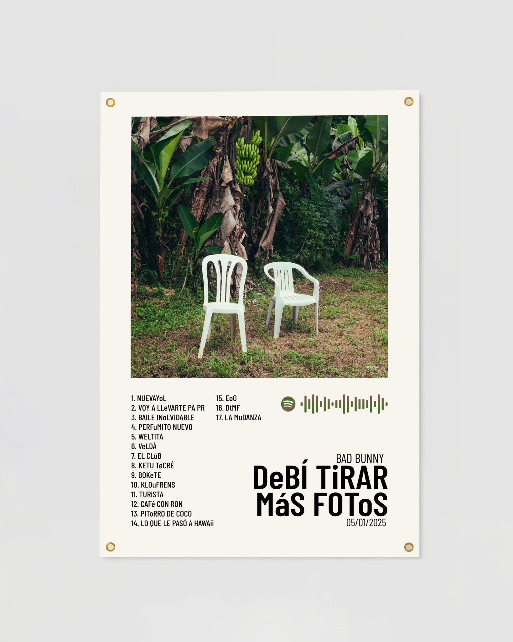 Póster DeBÍ TiRAR MáS FOToS - Bad Bunny - El Rincón
