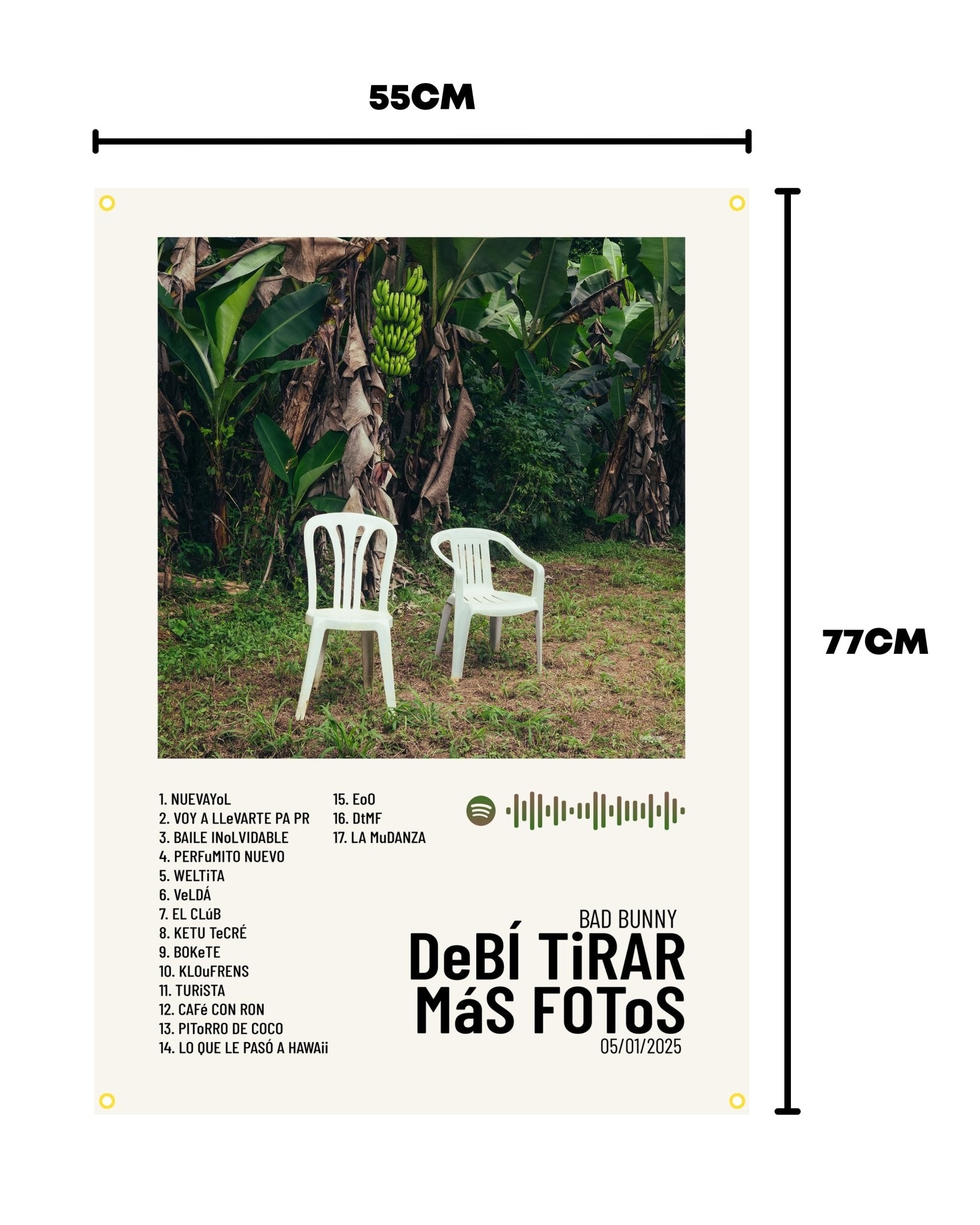 Póster DeBÍ TiRAR MáS FOToS - Bad Bunny - El Rincón