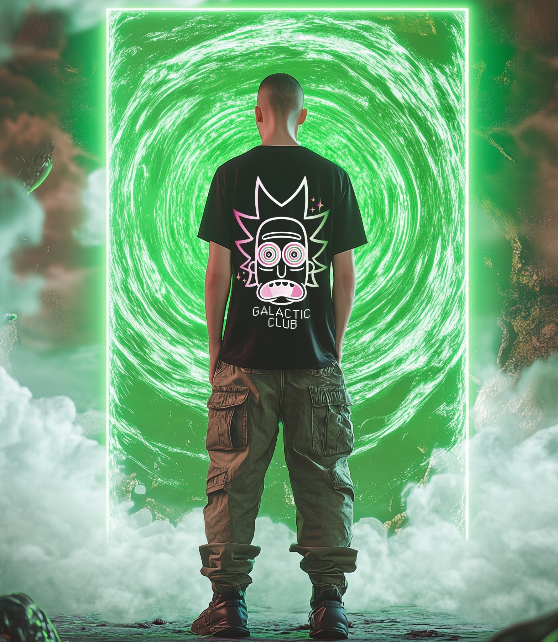 T-Shirt Rick&Morty Galactic Club - El Rincón